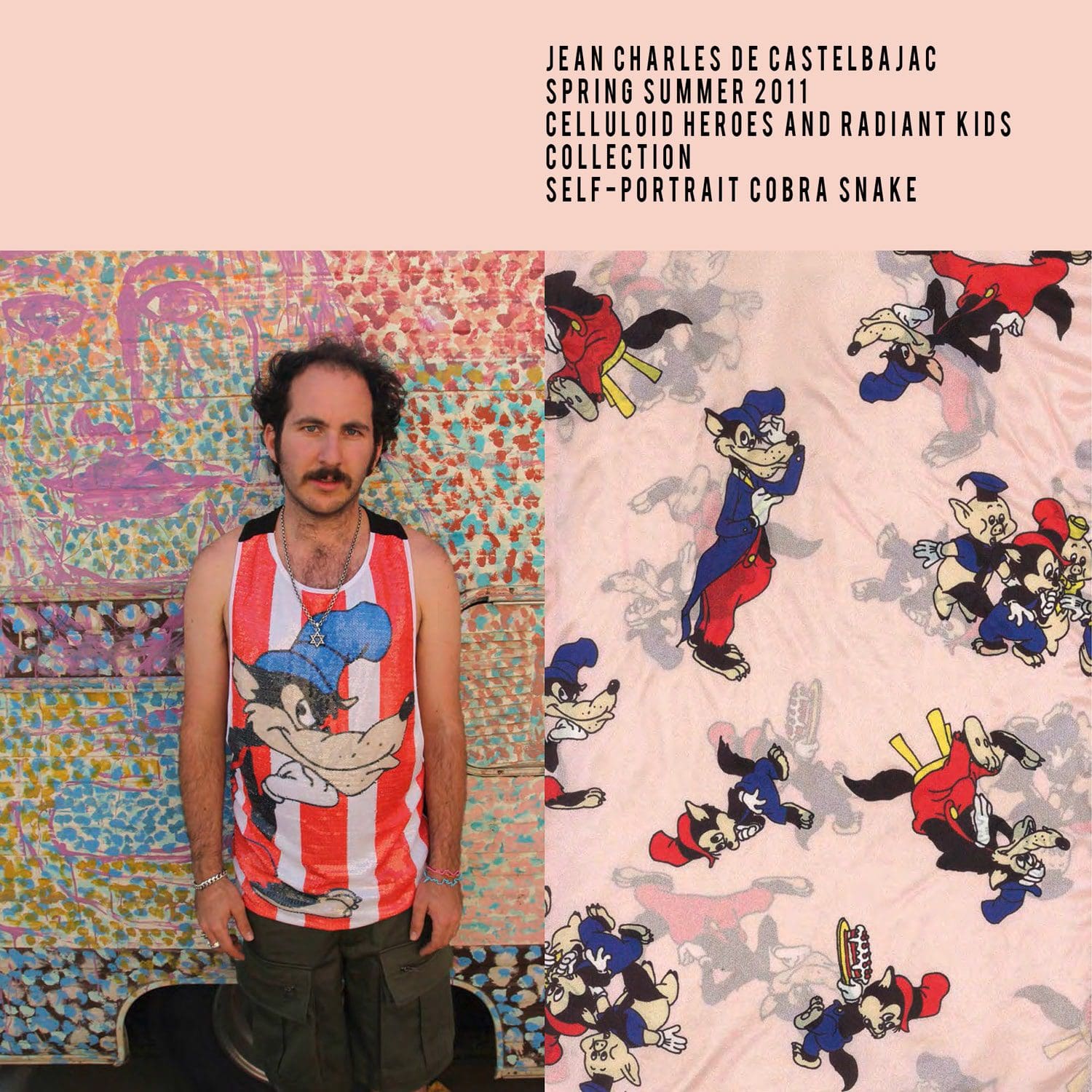JC de Castelbajac-Summer 2011-Celluloid Heroes and Radiant Kids Collection-Cobra Snake