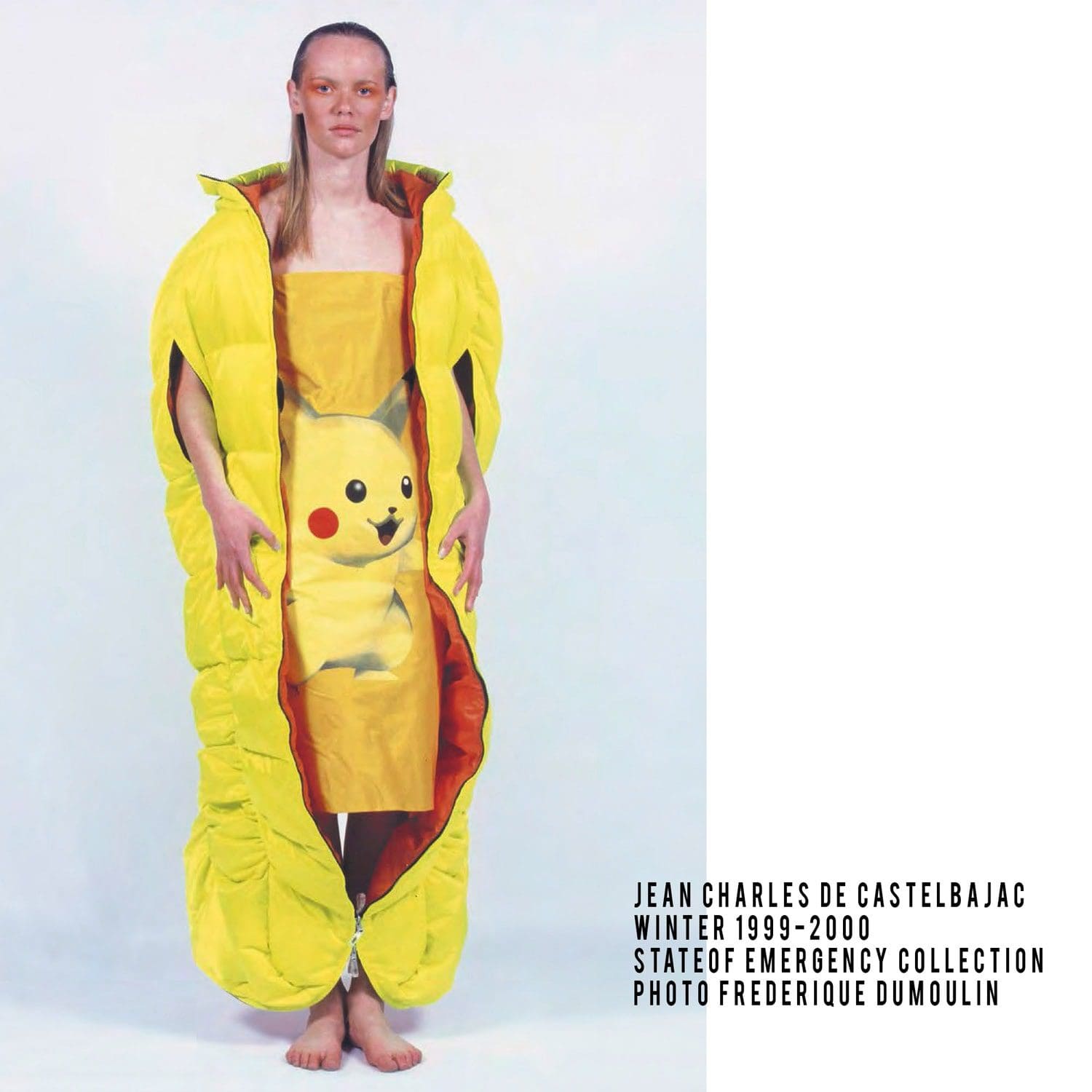 JC de Castelbajac-Winter 1999-2000, Pikachu dress, State of Emergency Collection
