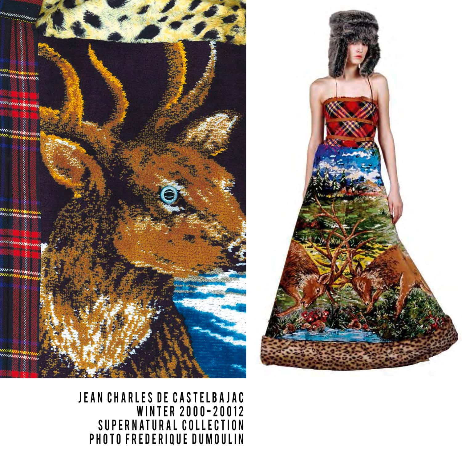 JC de Castelbajac-Winter 2000-2001-Tapestry Dress-Supernatural Collection