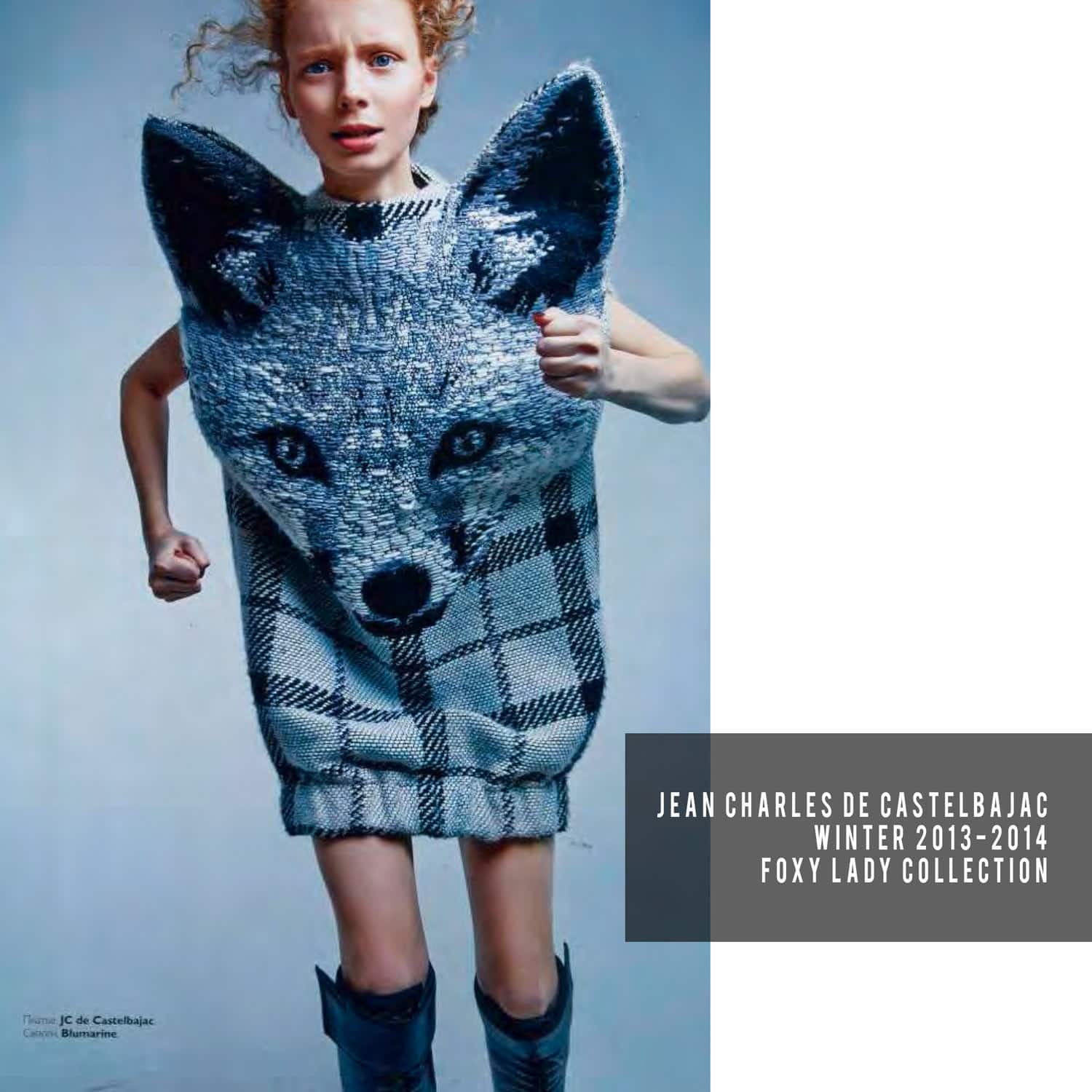 JC de Castelbajac-Winter 2013-2014-Foxy Lady Collection