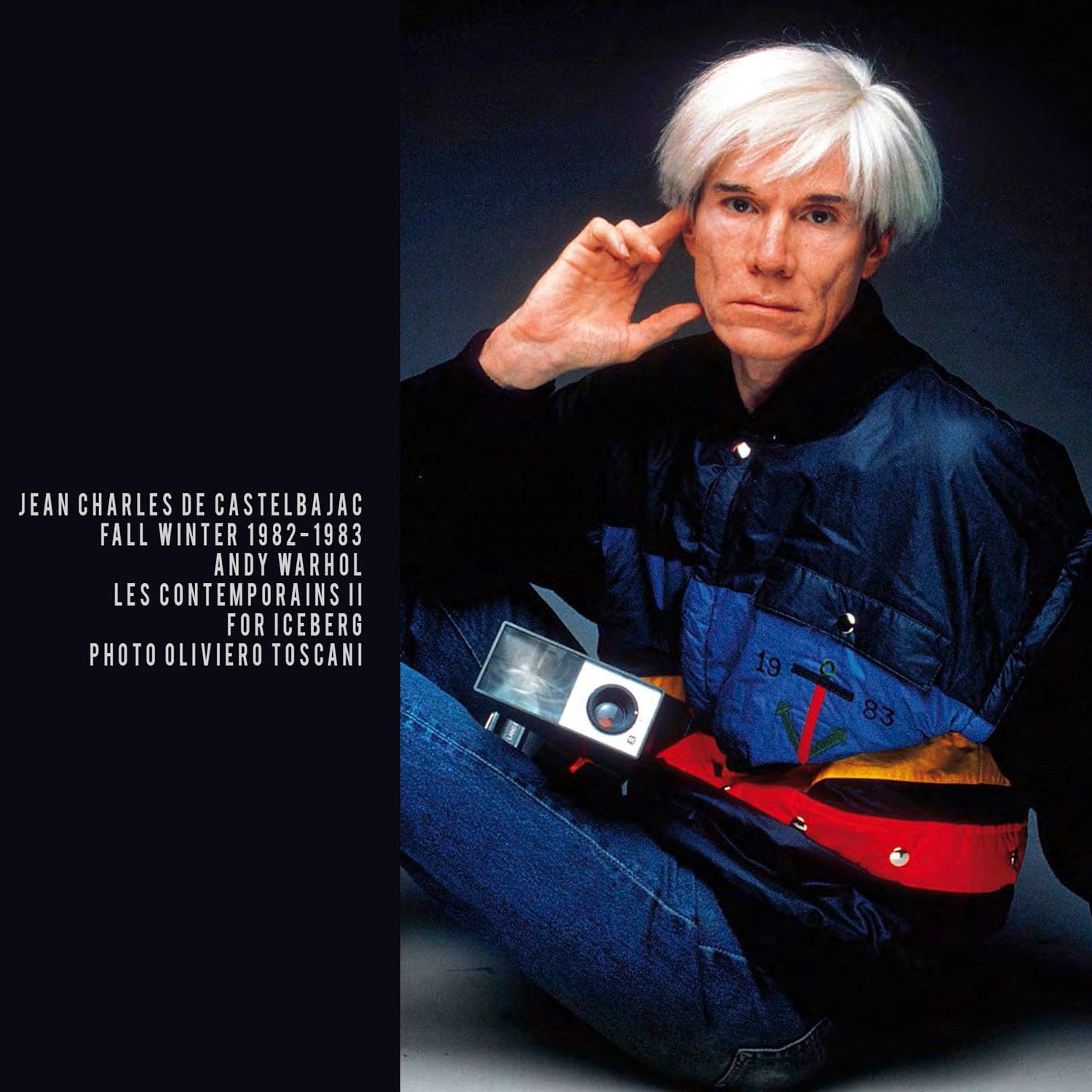JC de Castelbajac for ICEBERG-1982-Andy Warhol-les contemporains II-photo Oliviero Toscani