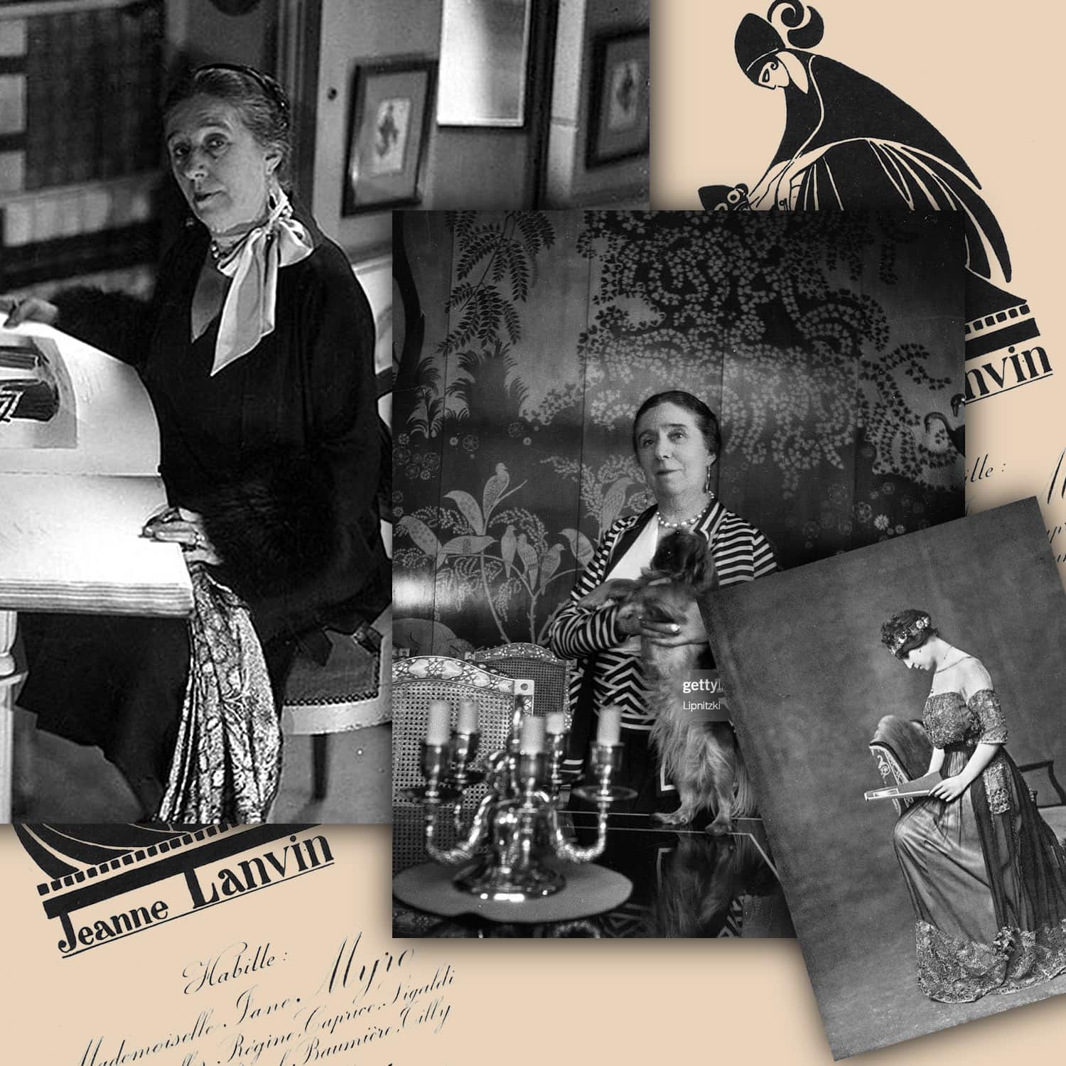 Maison Lanvin - Jeanne Lanvin et Marguerite - Invenciones Lanvin - Tesoros del INPI