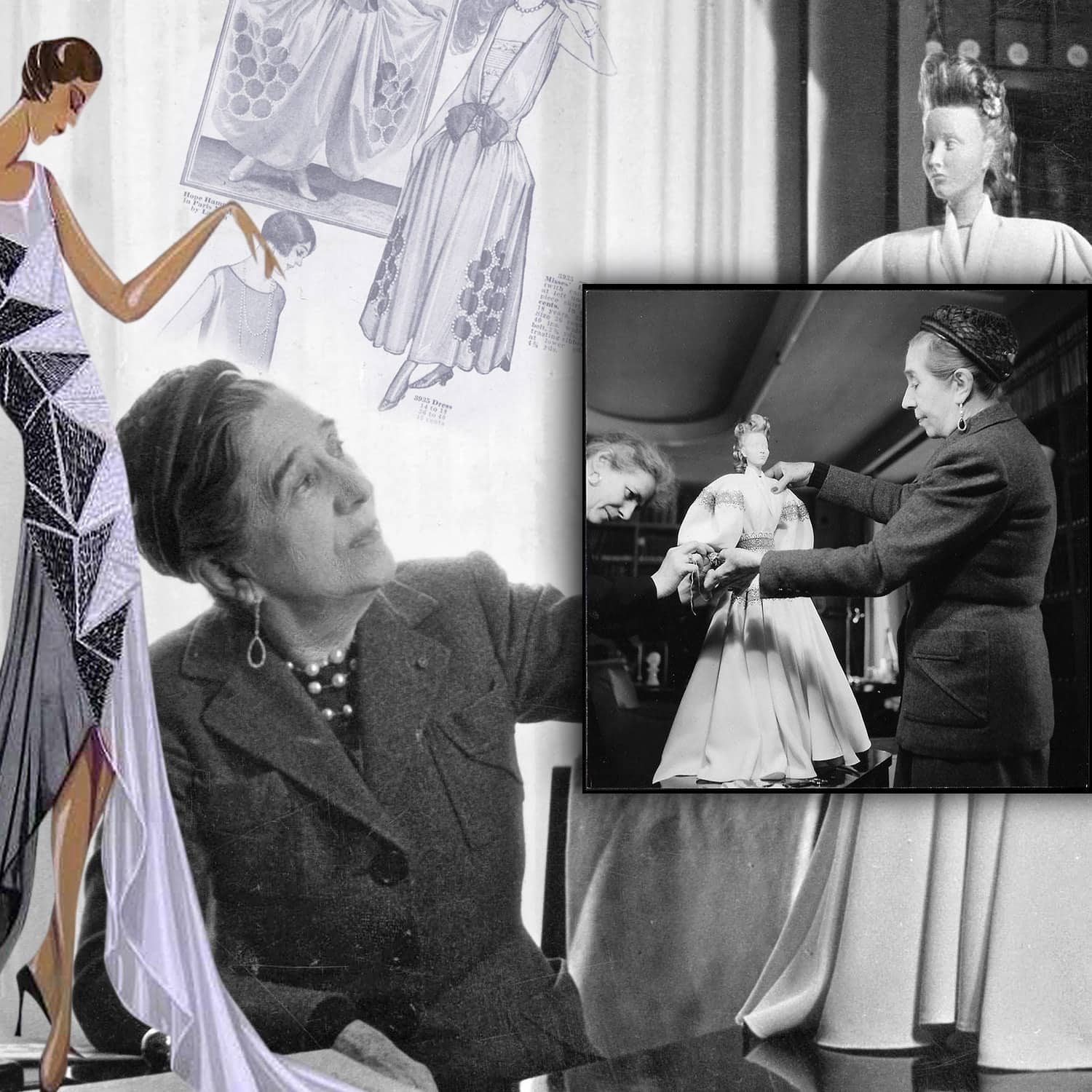Maison Lanvin - Jeanne Lanvin et Marguerite - Invenciones Lanvin - Tesoros del INPI