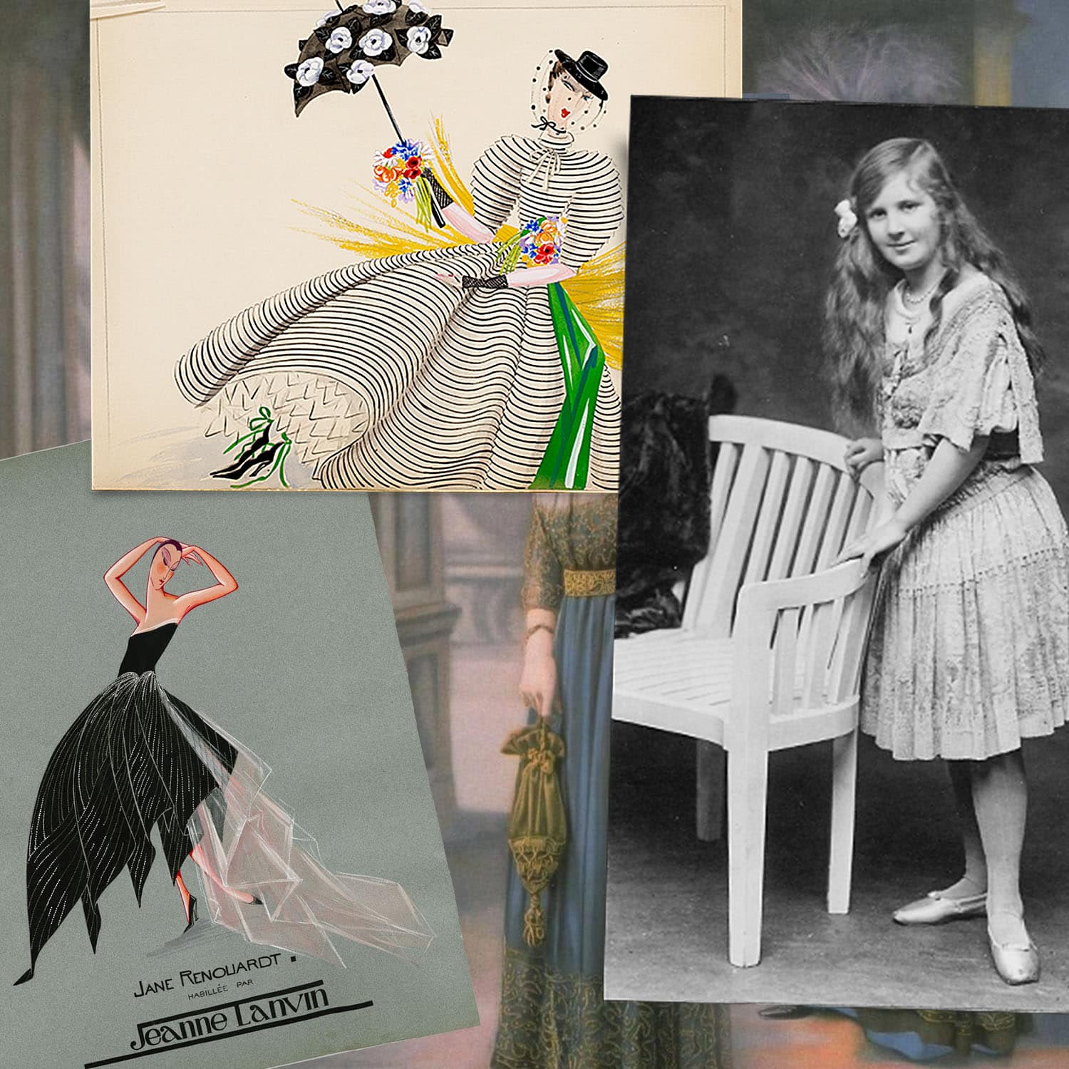 Maison Lanvin - Jeanne Lanvin et Marguerite - Invenciones Lanvin - Tesoros del INPI