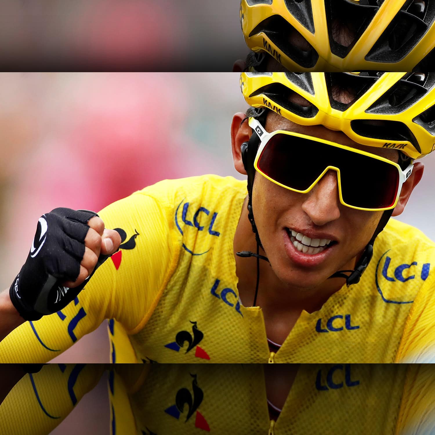 Egan Bernal im gelben Trikot - legendärer Gewinner der Tour de France