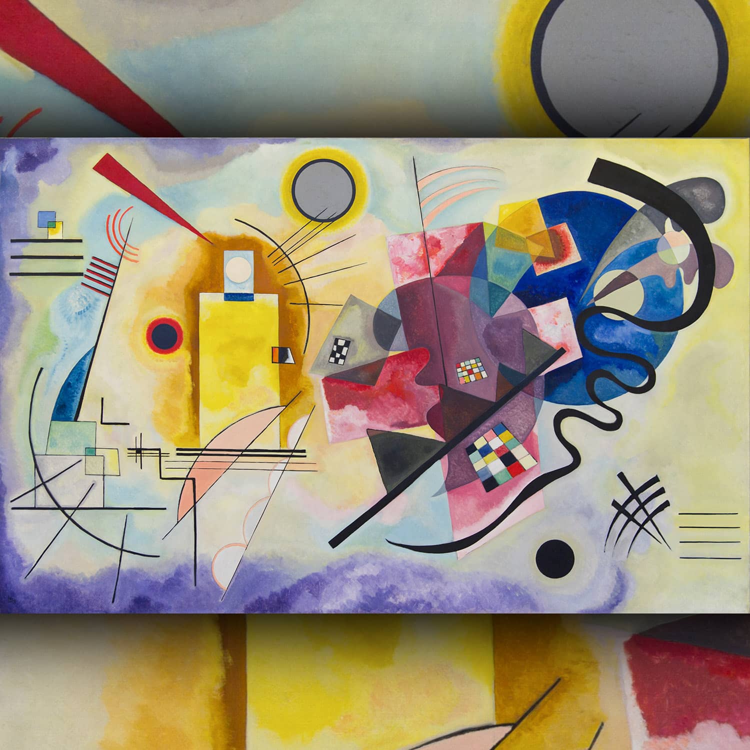 Kandinsky - Gelb Rot Blau