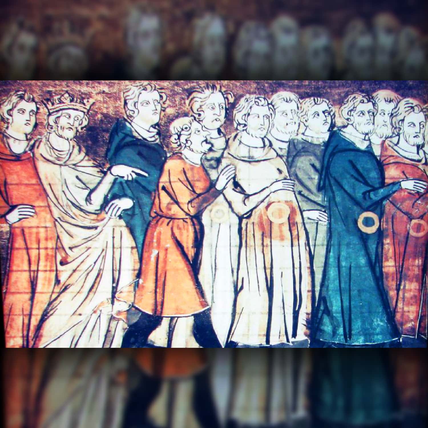 Saint Louis zwang die Juden, ein GELBES Kleidungsstück als Zeichen des Verrats zu tragen