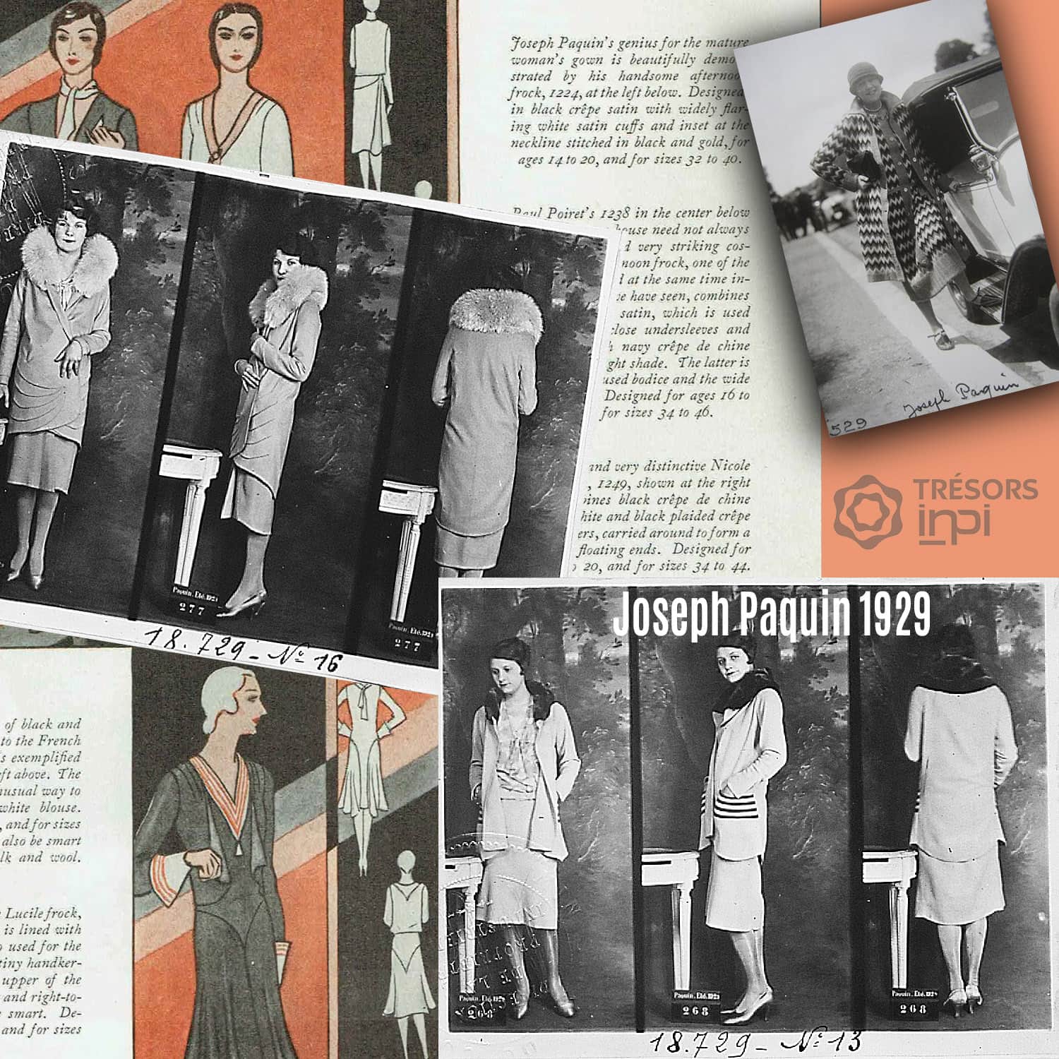 Joseph Paquin1929ファッションの発明-INPIアーカイブ