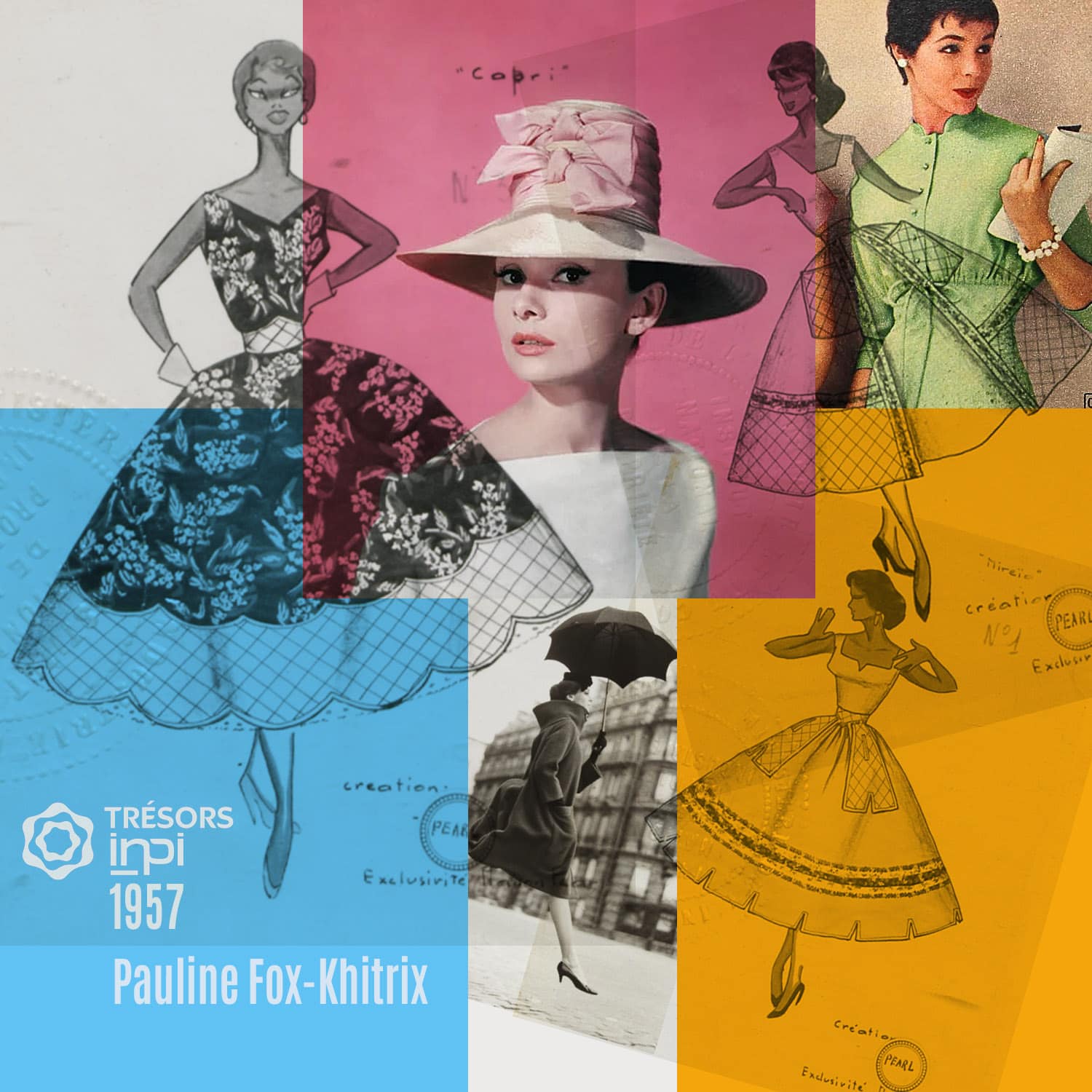 Pauline Fox-Khitrix1957スカートドレスの発明-INPIアーカイブ