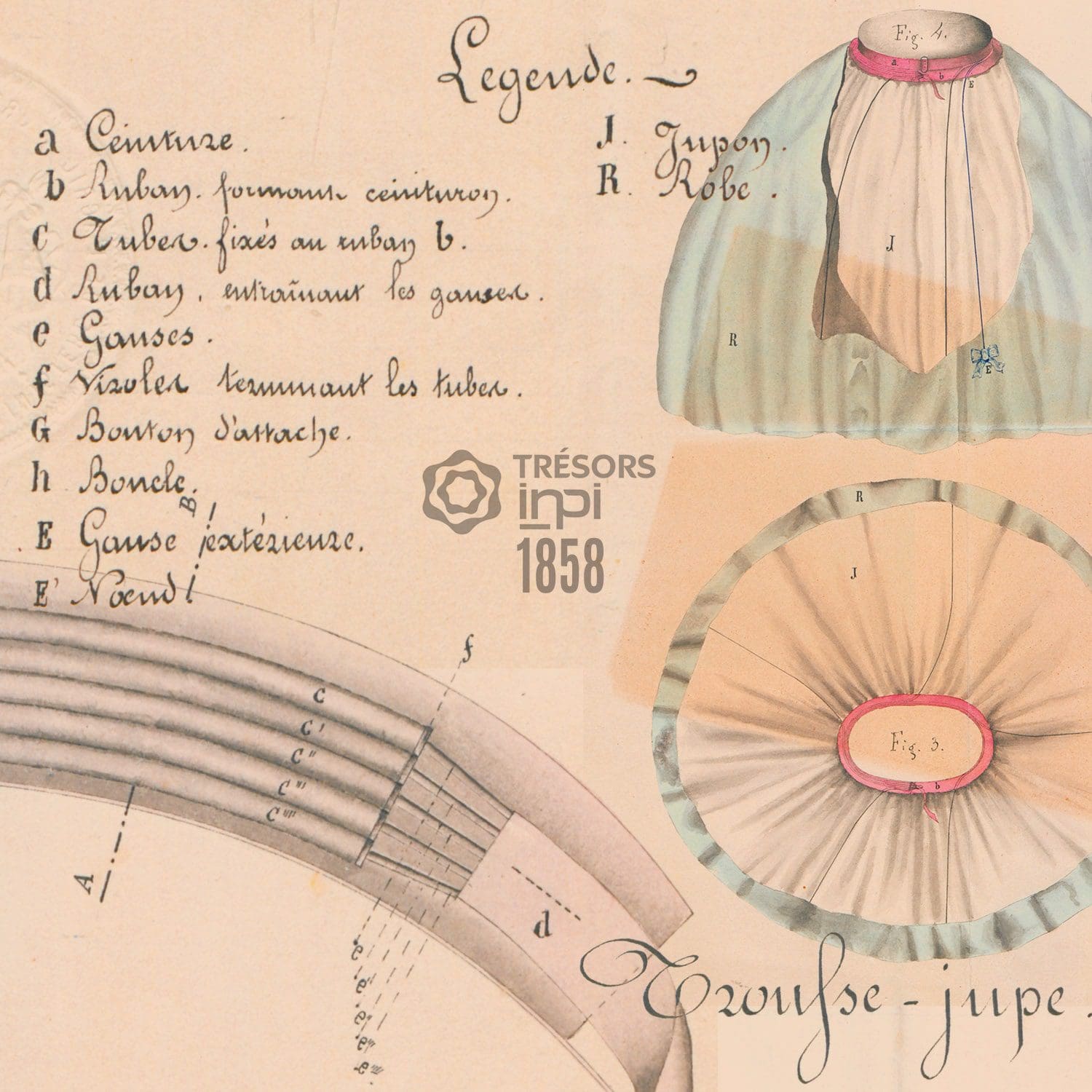 FrançoisIldefonse、Leon Brisse1858発明-INPIアーカイブ