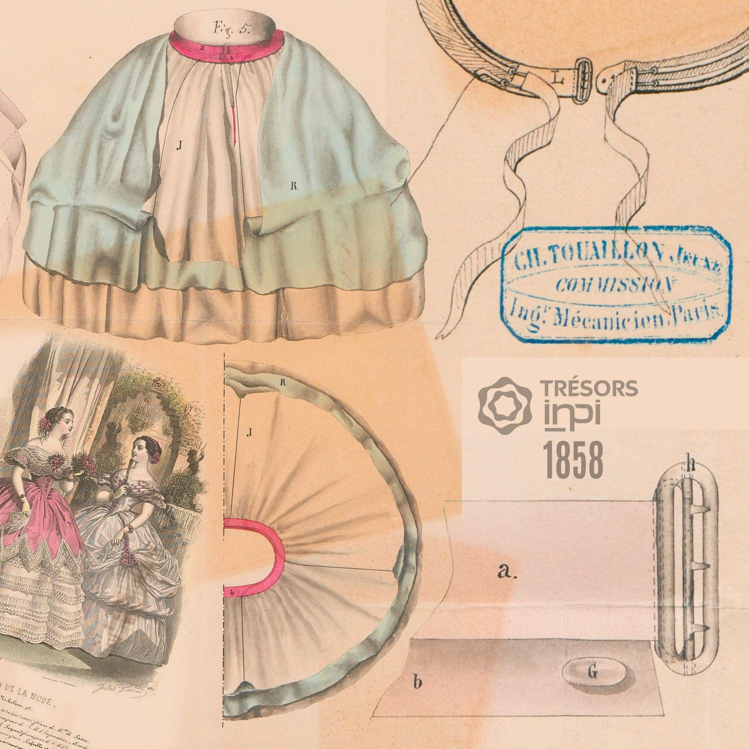 FrançoisIldefonse、Leon Brisse1858発明-INPIアーカイブ