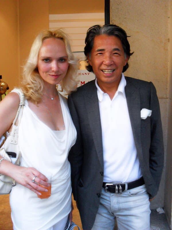 高田賢三とエレオノーラ・デ・グレイ-編集長 RUNWAY マガジン