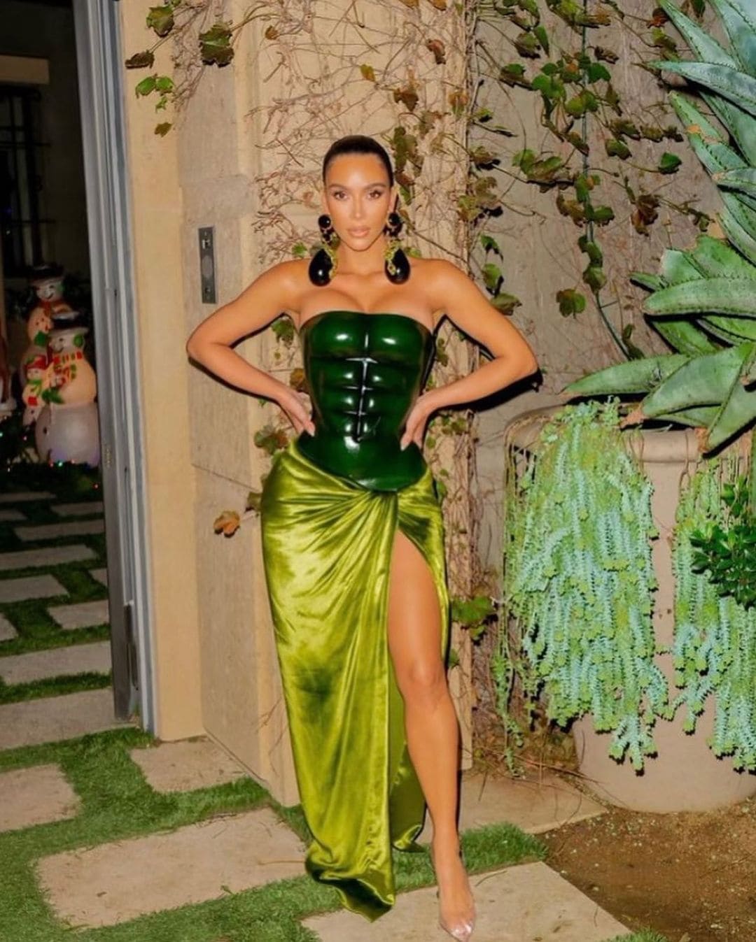 Kim Kardashian in custom Schiaparelli couture for Spring Summer 2021 by RUNWAY MAGAZINE