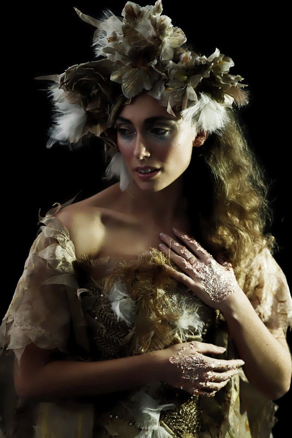 Franck Sorbier Haute Couture Spring Summer 2021 by RUNWAY MAGAZINE. Photo ©Amaury Voslion