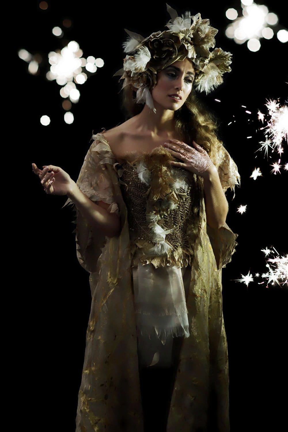 Franck Sorbier Haute Couture Spring Summer 2021 by RUNWAY MAGAZINE. Photo ©Amaury Voslion
