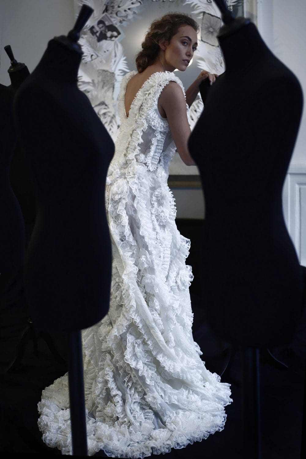 Franck Sorbier Haute Couture Spring Summer 2021 by RUNWAY MAGAZINE. Photo ©Laurent Stephane Montfort