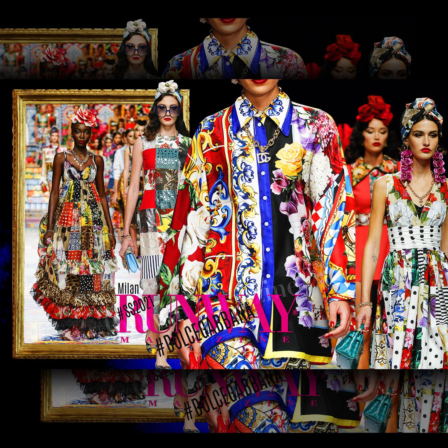 Dolce Gabbana Spring Summer 2021 Milan by RUNWAY MAGAZINE