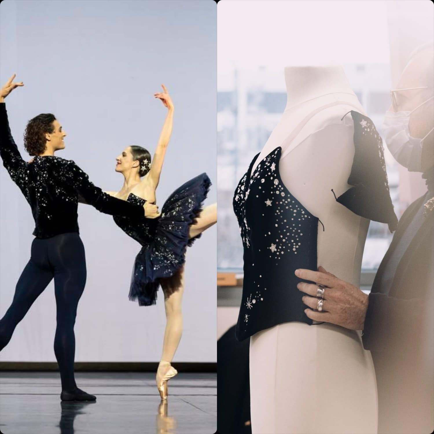Костюм Chanel Opera Grand Pas Classique Valentine Colasante Hugo Marchand Hubert Barrere Фото Аликс Марнат и Жюльен Бенхаму RUNWAY ЖУРНАЛ