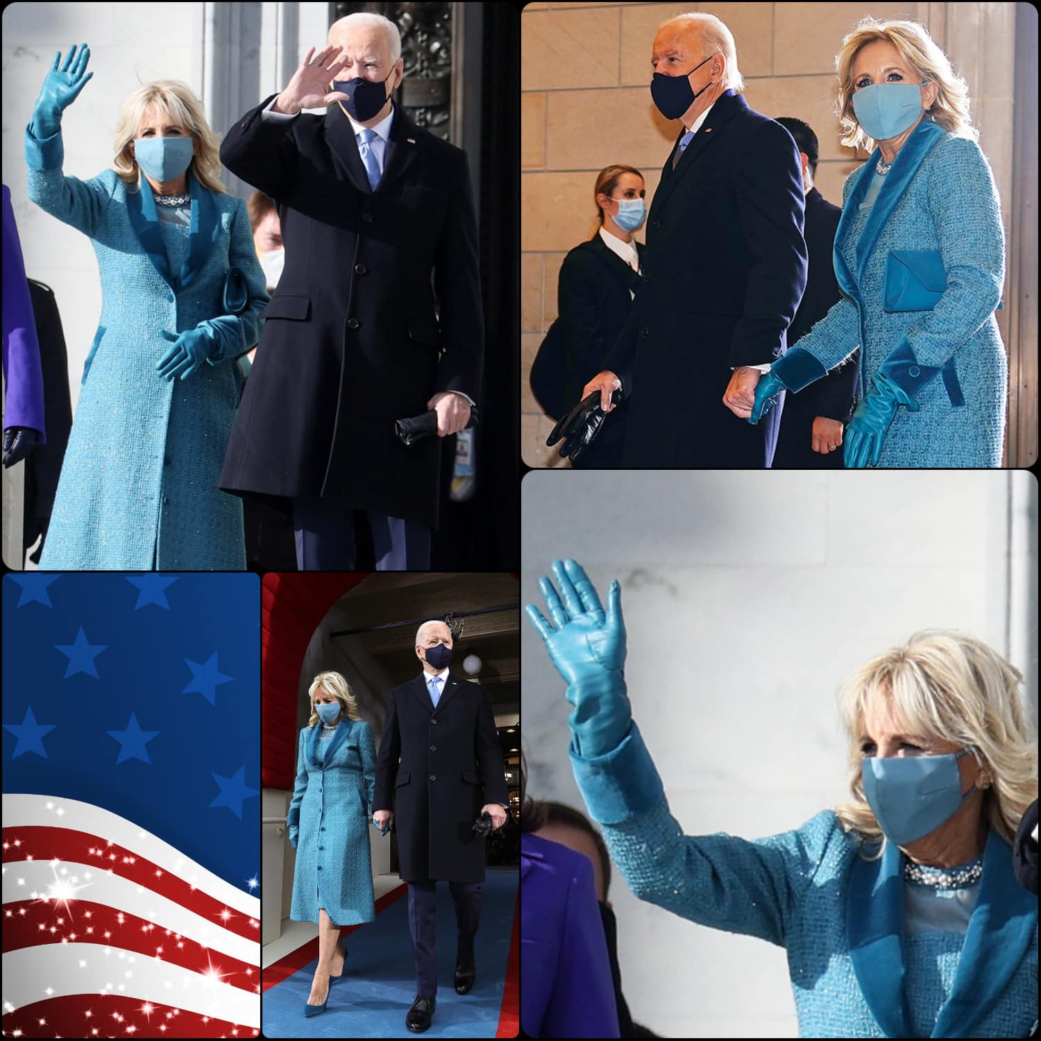 Inaugurazione del presidente Joe Biden -Jill Biden veste il sarto Markarian - RUNWAY MAGAZINE