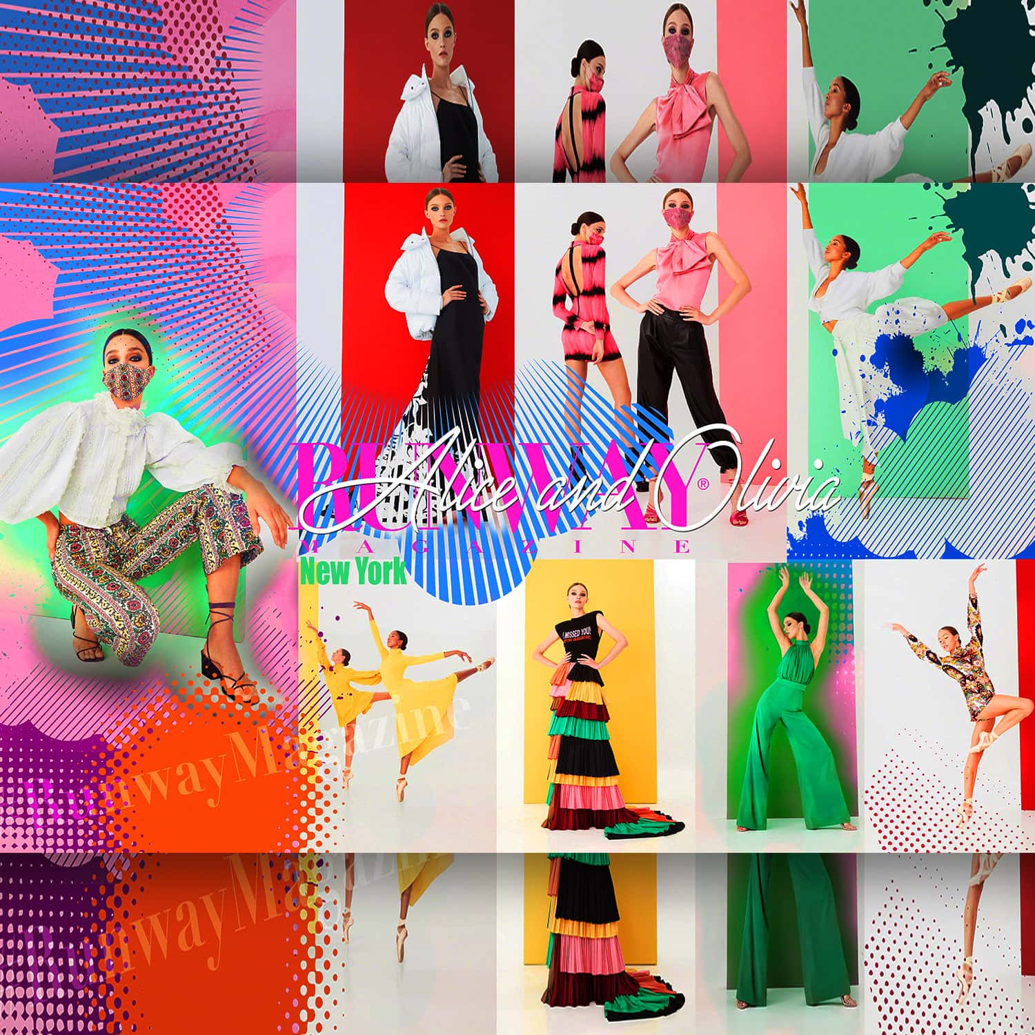 Alice + Olivia Spring Summer 2021 New York by RUNWAY MAGAZINE