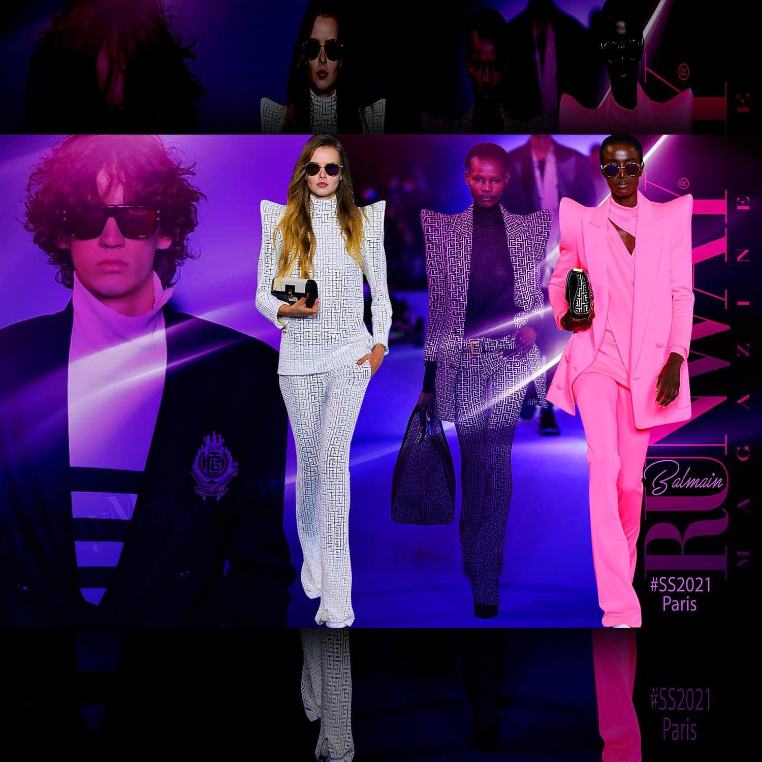 Balmain by Olivier Rousteing Spring Summer 2021 Paris by RUNWAY MAGAZINE