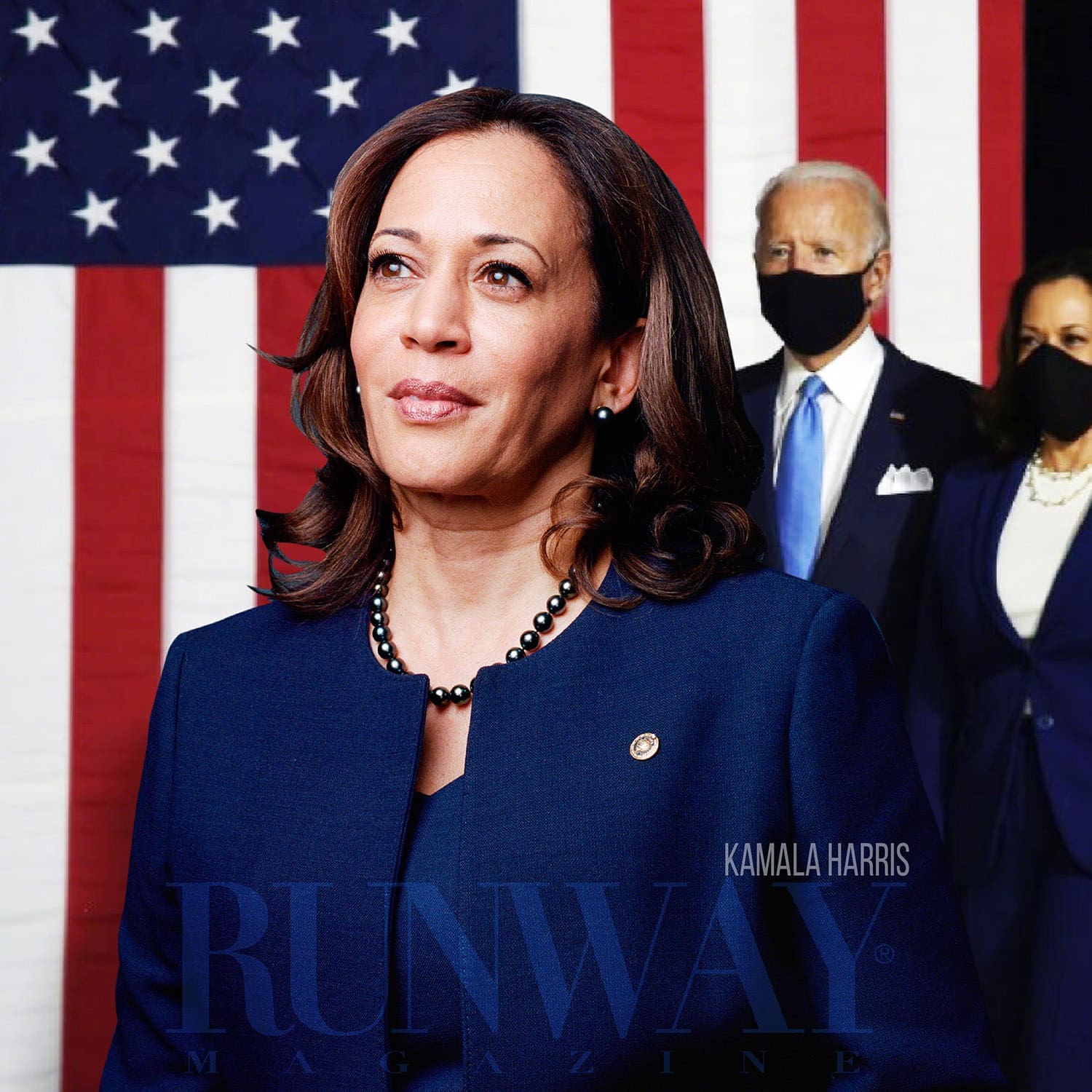 Kamala Harris by RUNWAY MAGAZINE