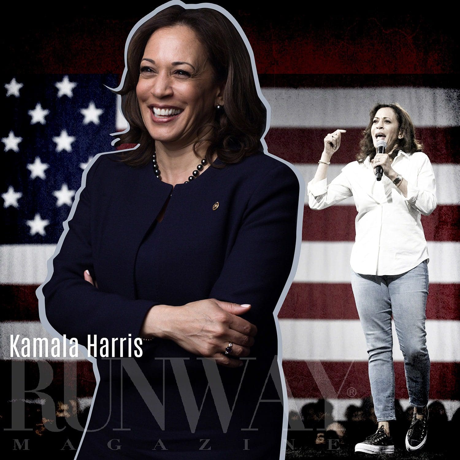 Kamala Harris by RUNWAY MAGAZINE