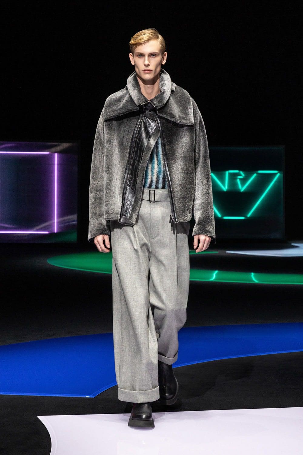 Emporio Armani Fall Winter 2021-2022 "In the mood for pop" by RUNWAY MAGAZINE