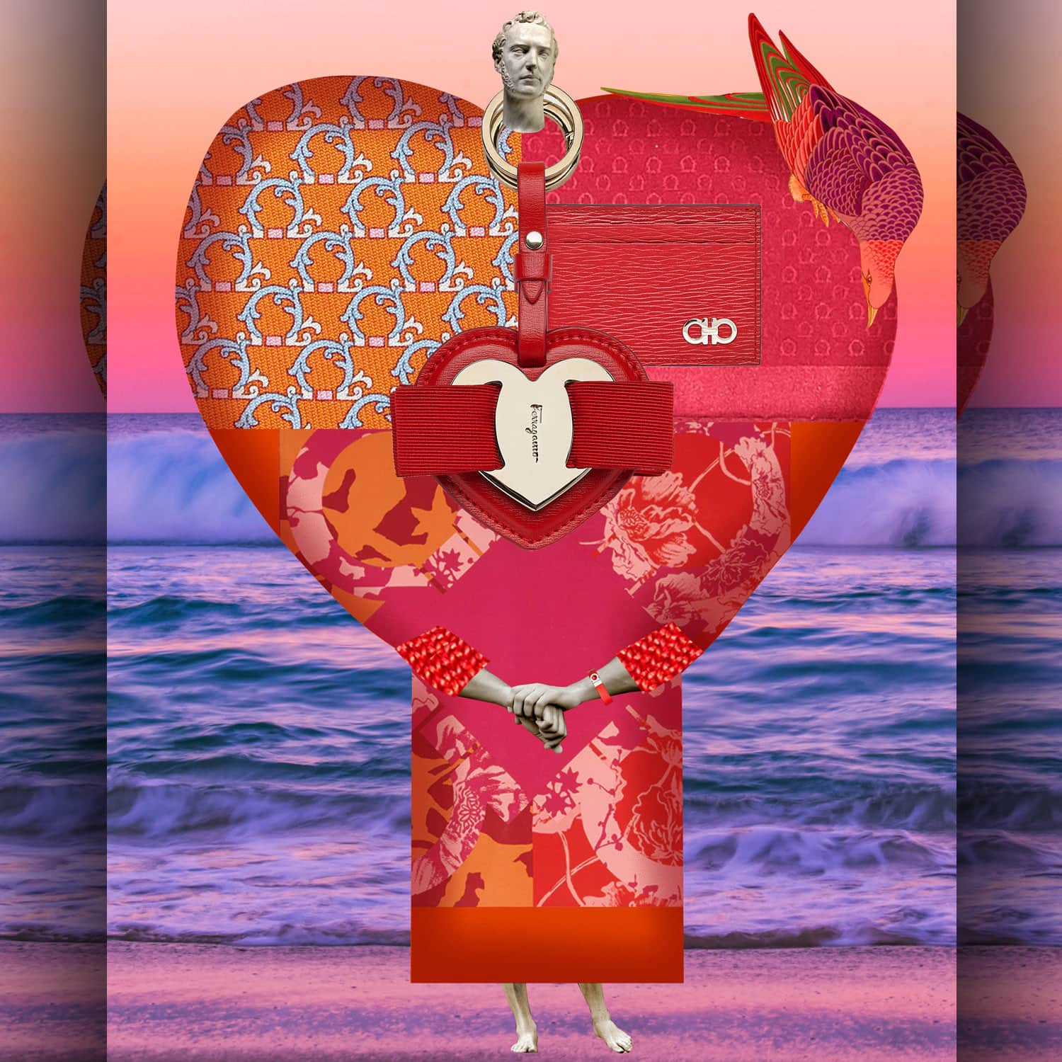 Salvatore Ferragamo di Johanna Goodman Valentine's Day - RUNWAY MAGAZINE