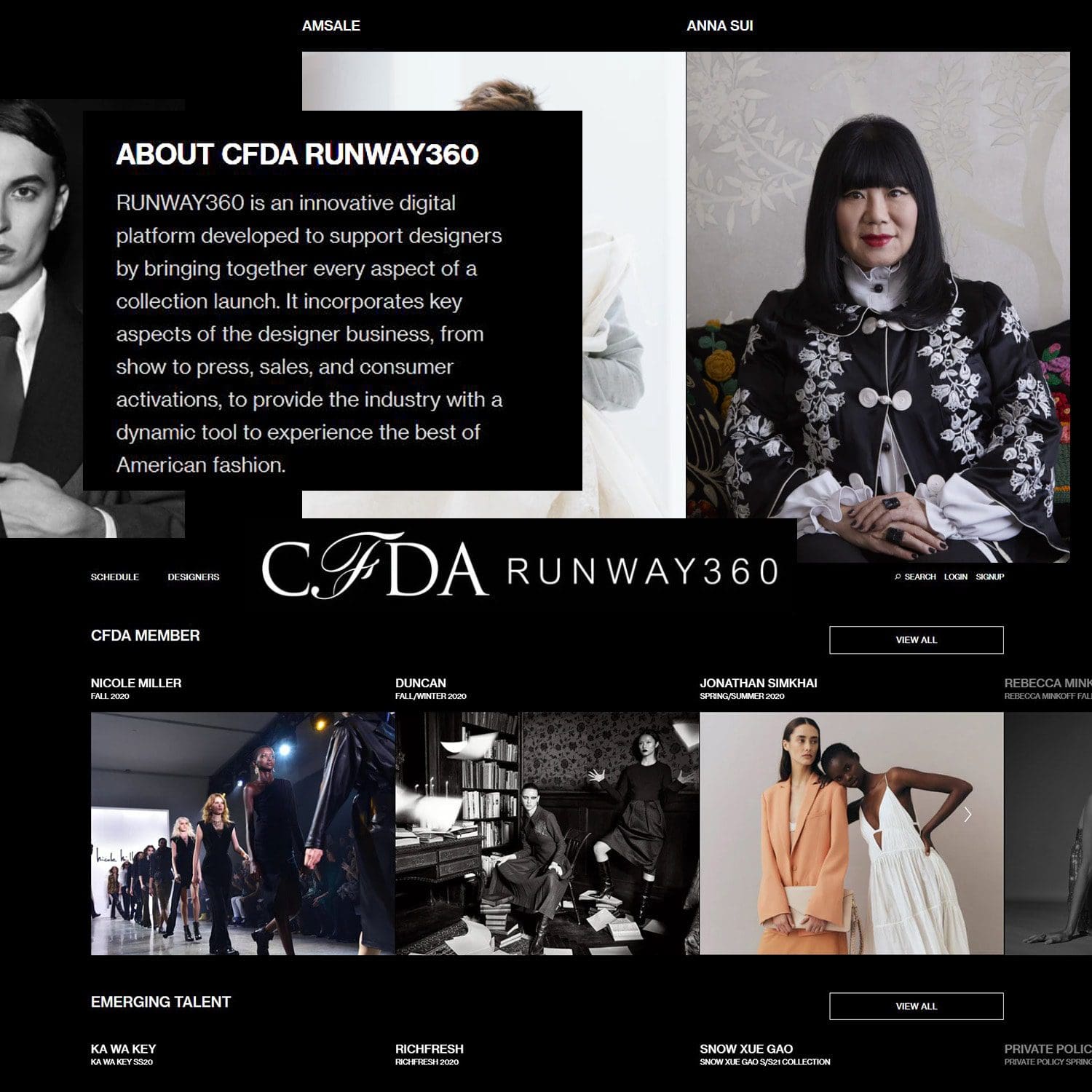CFDA Runway360 by RUNWAY MAGAZINE