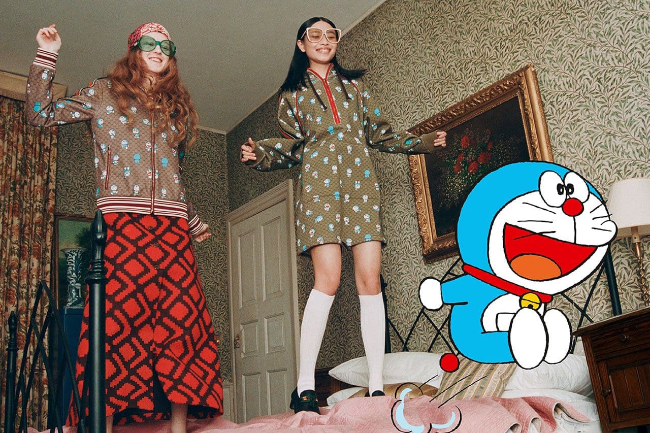 Gucci x Doraemon Kapselsammlung von RUNWAY MAGAZIN