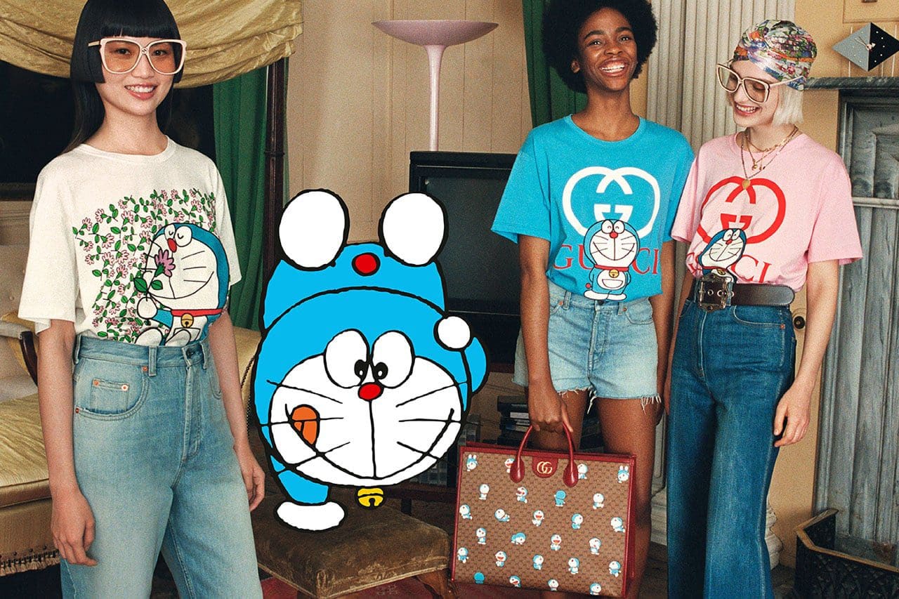 Gucci x Doraemon Kapselsammlung von RUNWAY MAGAZIN