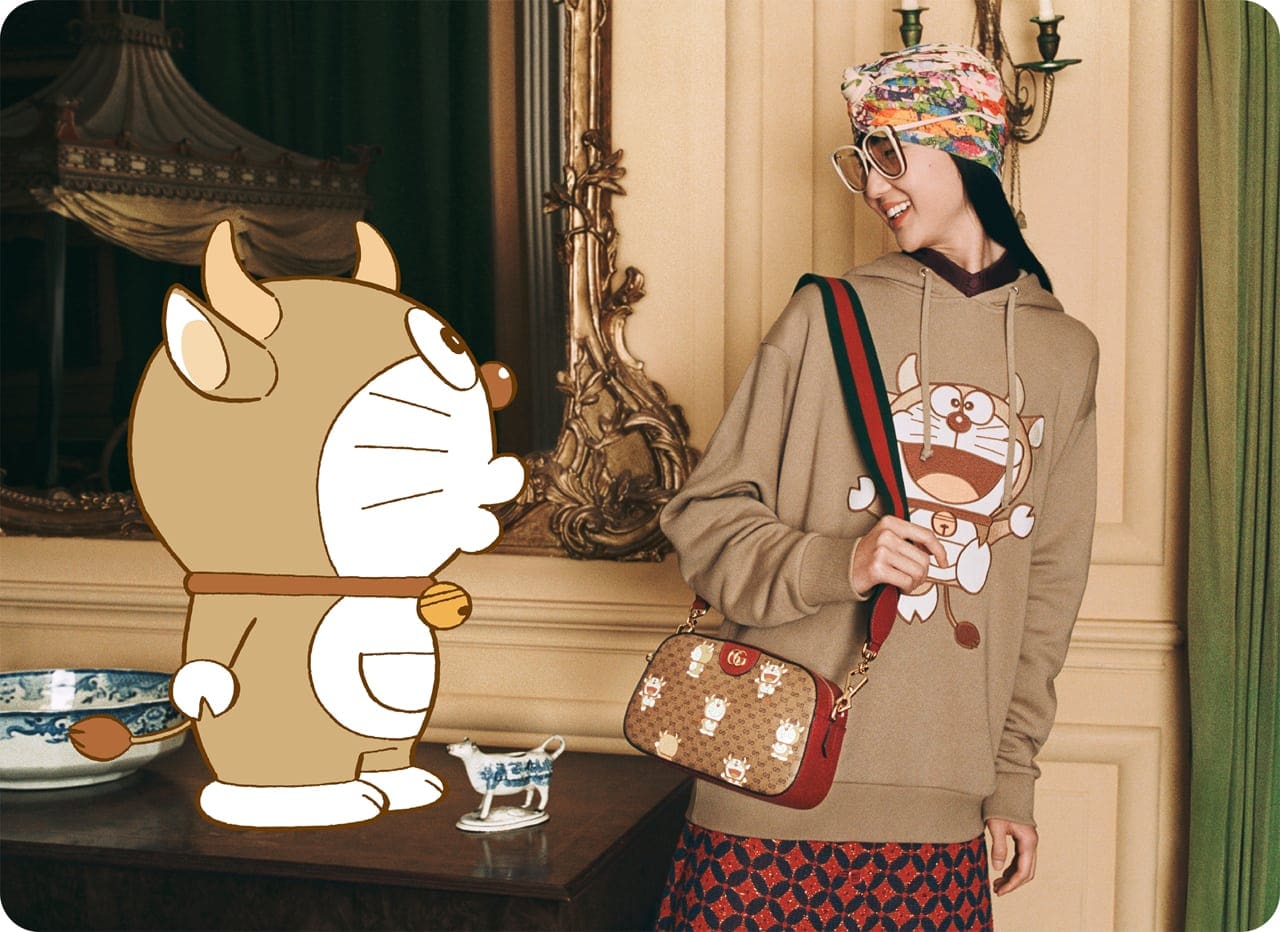 Gucci x Doraemon Kapselsammlung von RUNWAY MAGAZIN