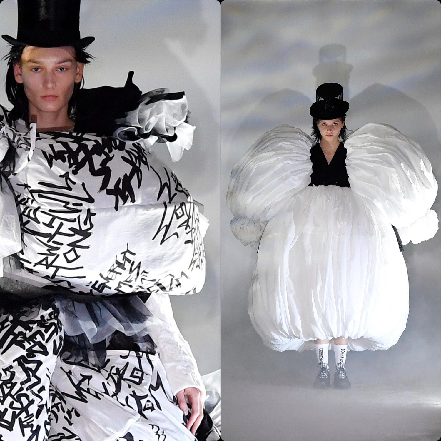 Comme des Garçons Automne Hiver 2021-2022 par RUNWAY MAGAZINE