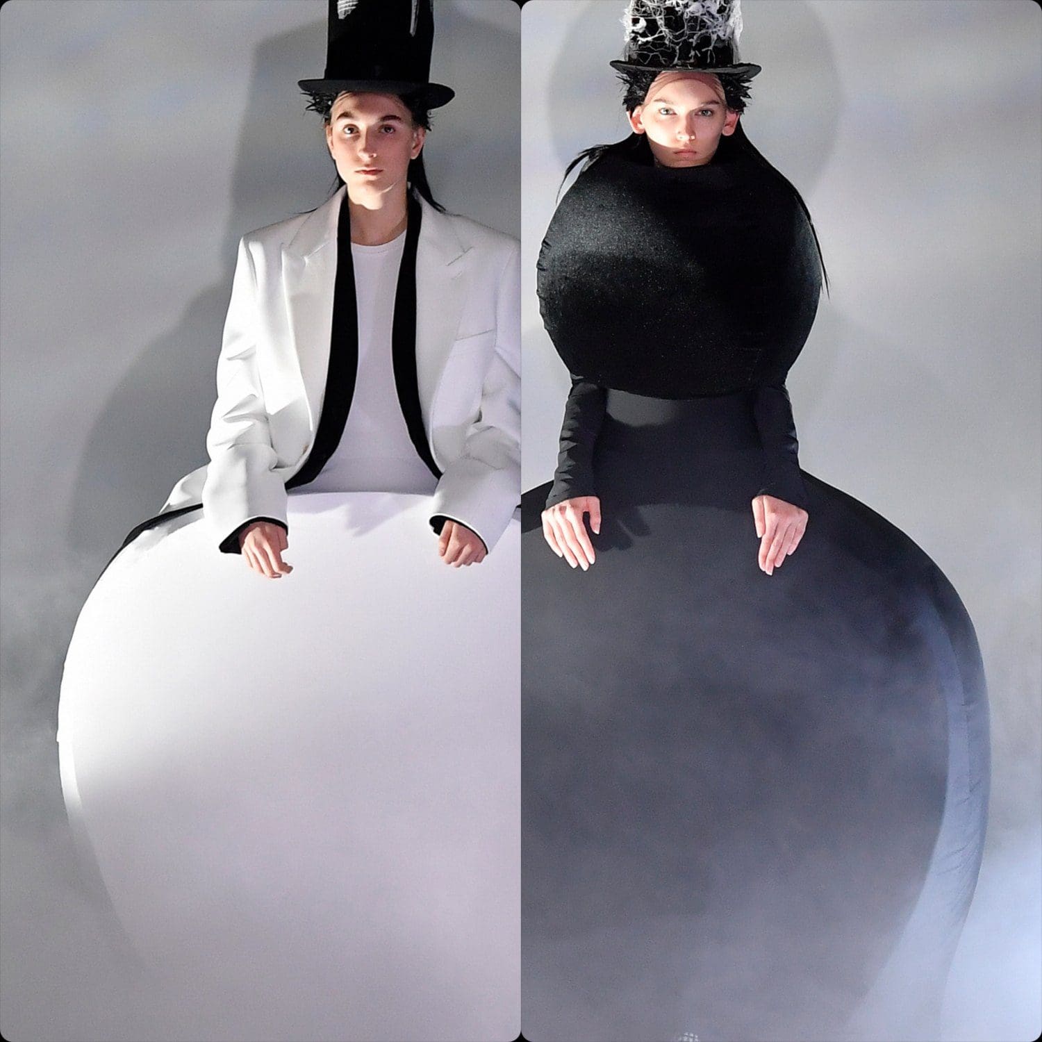 Comme des Garçons Automne Hiver 2021-2022 par RUNWAY MAGAZINE