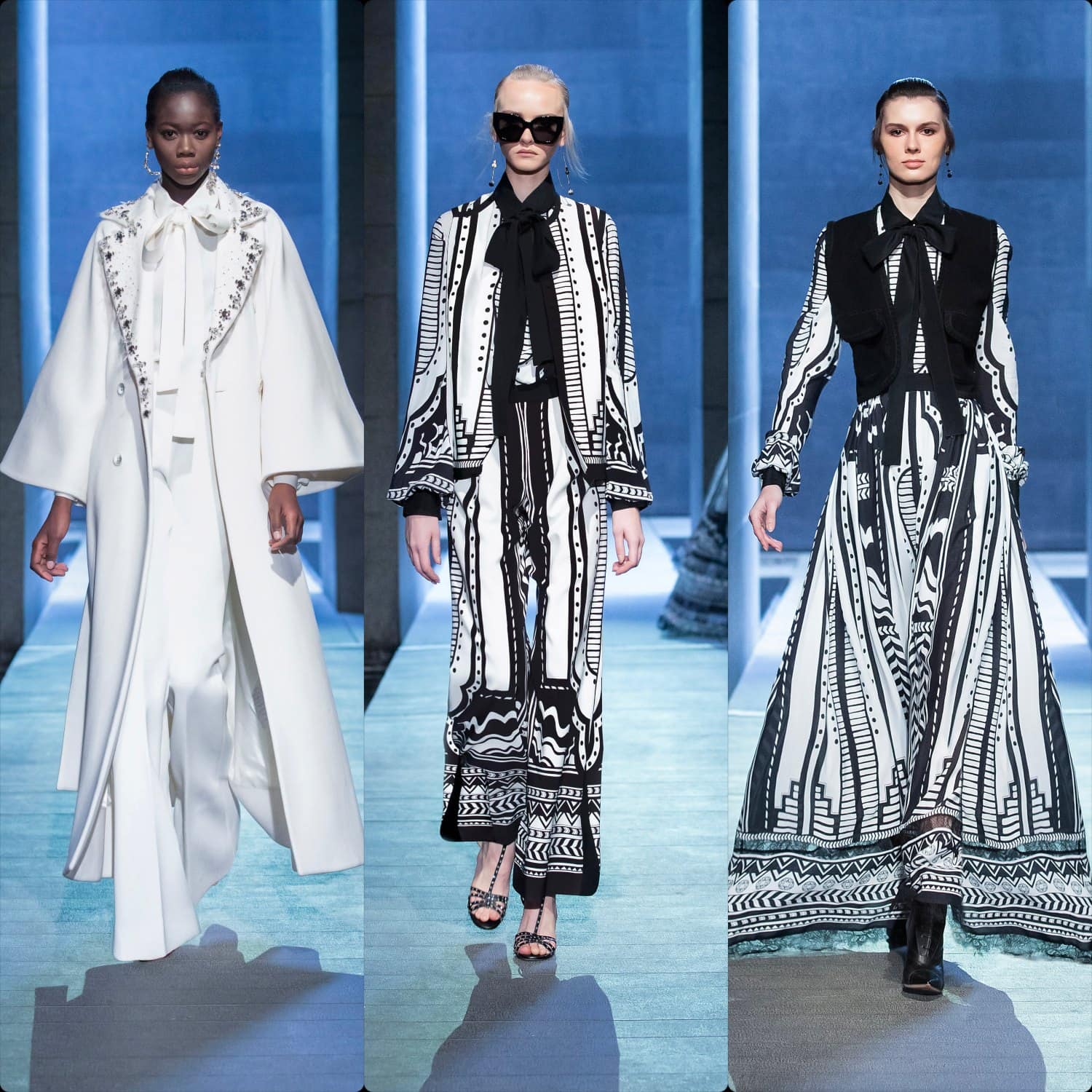 エリー・サーブ2021年から2022年秋パリ RUNWAY マガジン