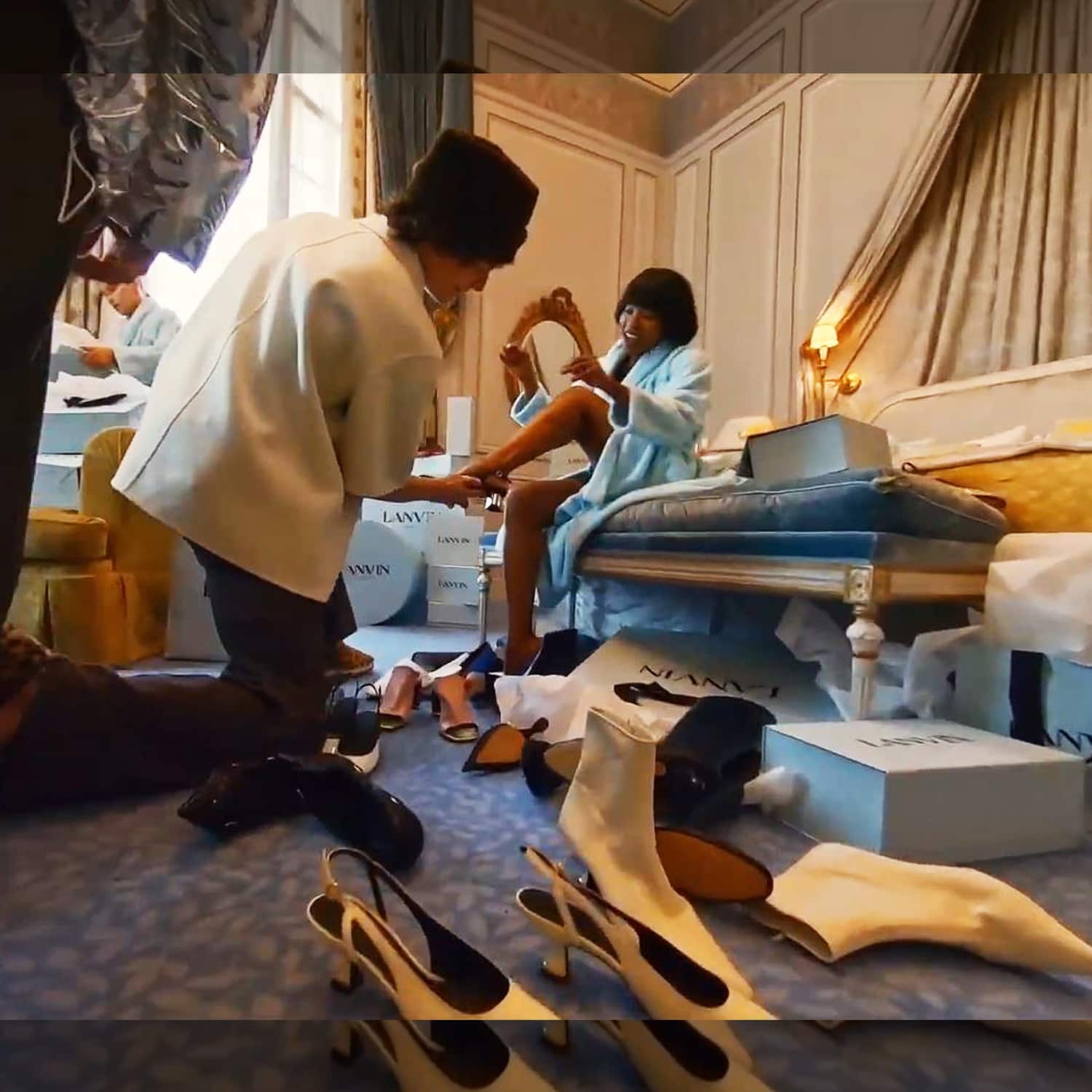 Lanvin Fall Winter 2021-2022 - capture d'écran vidéo - par RUNWAY MAGAZINE