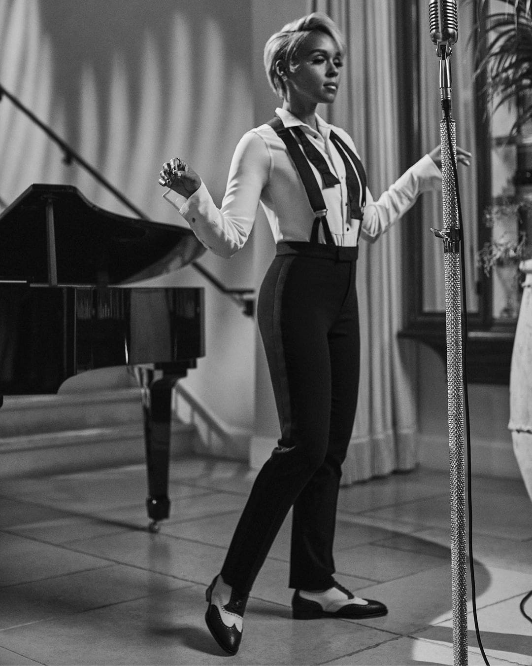 Ralph Lauren Spring 2021 campanha por RUNWAY REVISTA. Tudo ou nada - concerto ao vivo de Janelle Monáe