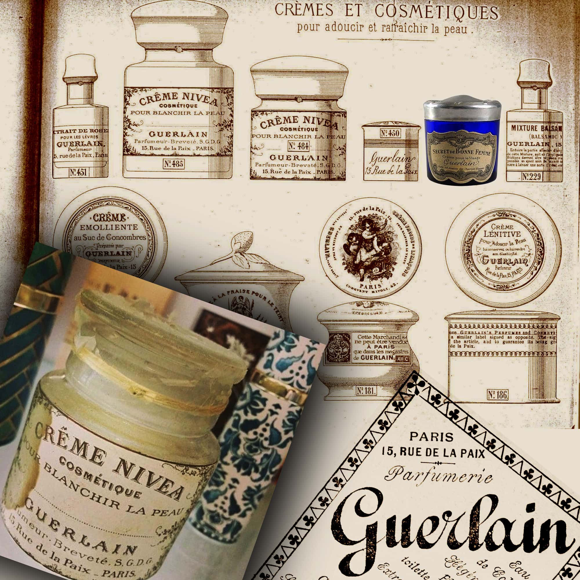 Aimé Guerlain ha depositato il brevetto 1875 per Nivea Cream -Tresors INPI da RUNWAY MAGAZINE