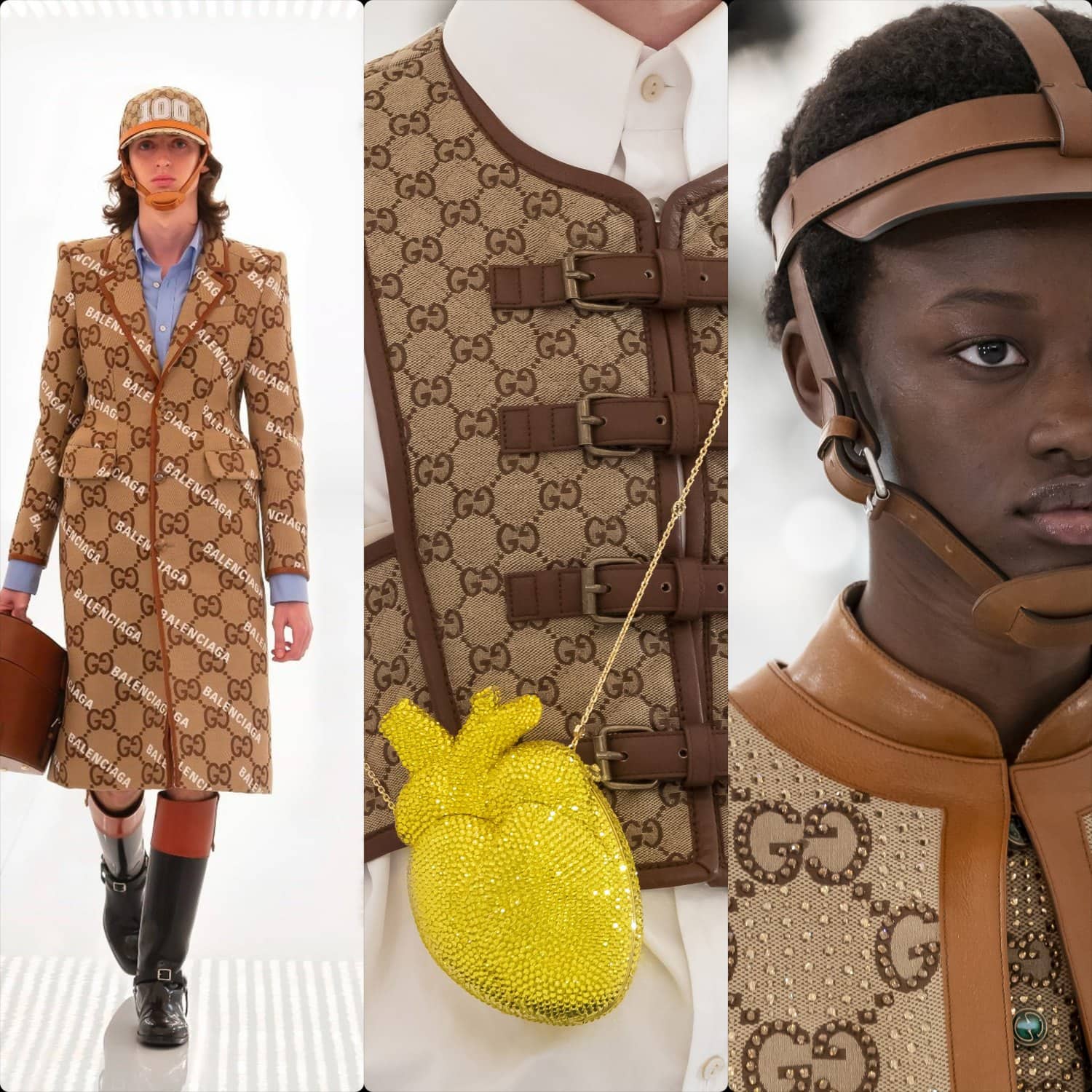 100 anni di Gucci x Balenciaga - Autunno 2021-2022 di RUNWAY MAGAZINE