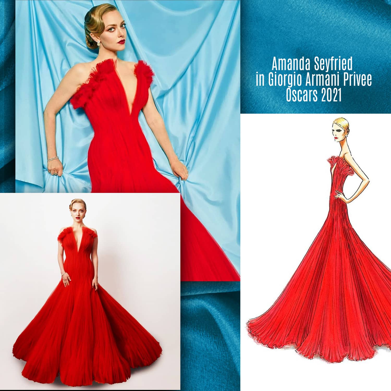 Amanda Seyfried in Giorgio Armani Privee für Oscars 2021 von RUNWAY MAGAZIN