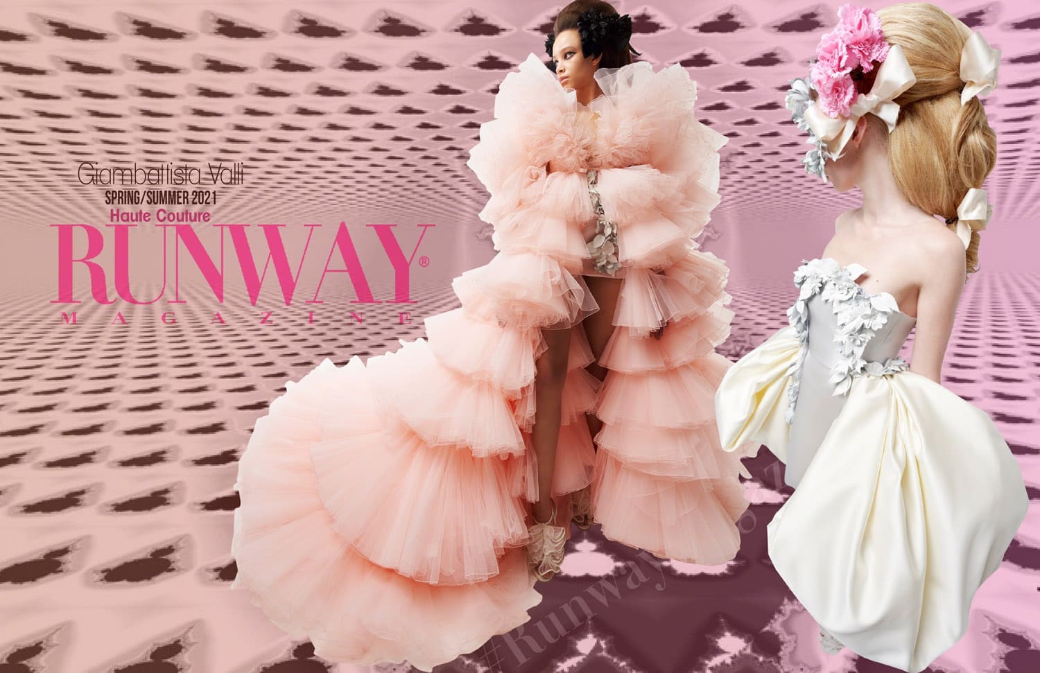 Giambattista Valli Haute Couture Primavera Verão 2021 por RUNWAY MAGAZINE