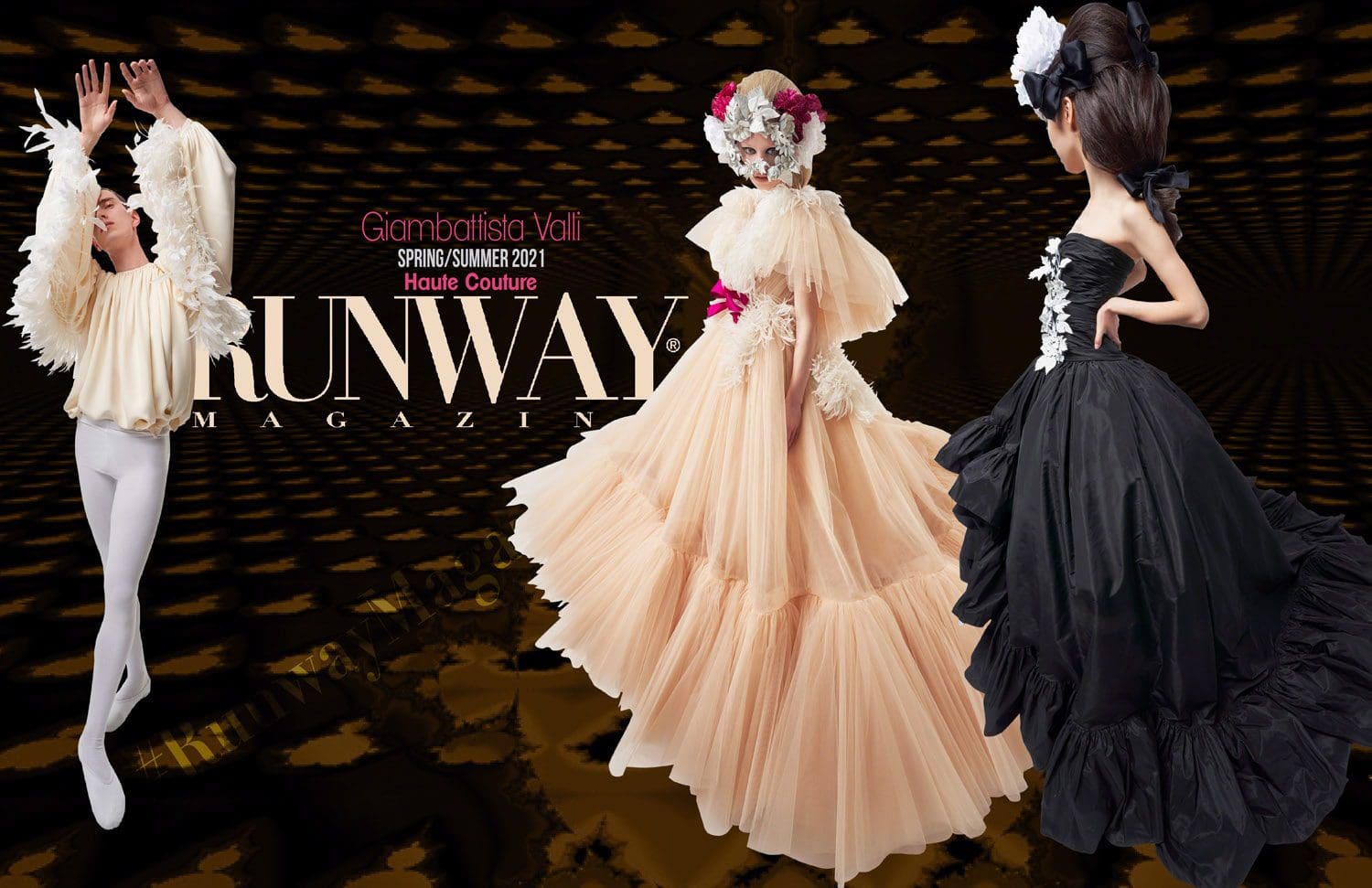 Giambattista Valli Haute Couture Primavera Verão 2021 por RUNWAY MAGAZINE