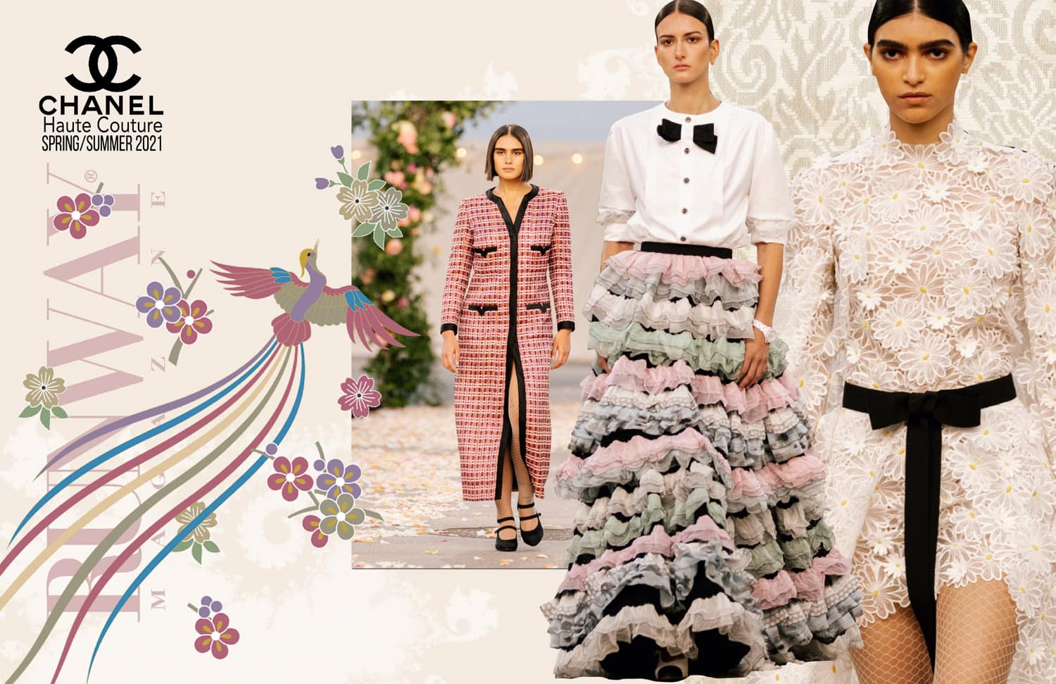 Chanel Haute Couture Primavera Verão 2021 por RUNWAY MAGAZINE