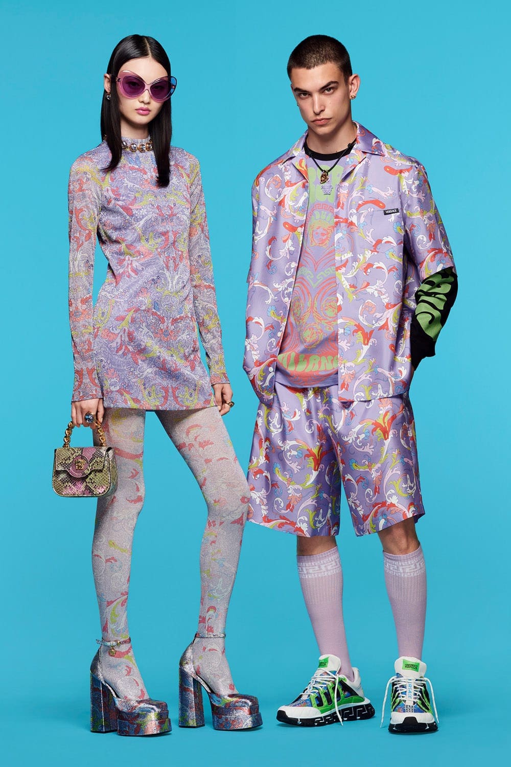 Versace Cruise 2022 Resort por RUNWAY REVISTA
