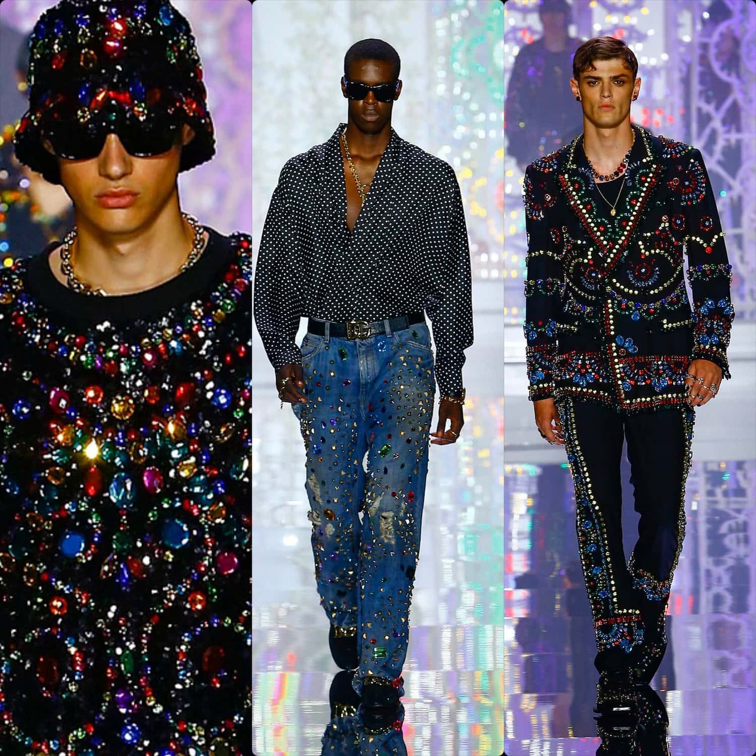 Dolce Gabbana Uomo Primavera Estate 2022 Light Therapy by RUNWAY MAGAZINE