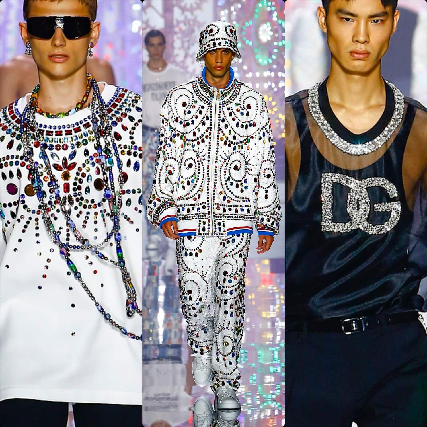 Dolce Gabbana Uomo Primavera Estate 2022 Light Therapy by RUNWAY MAGAZINE