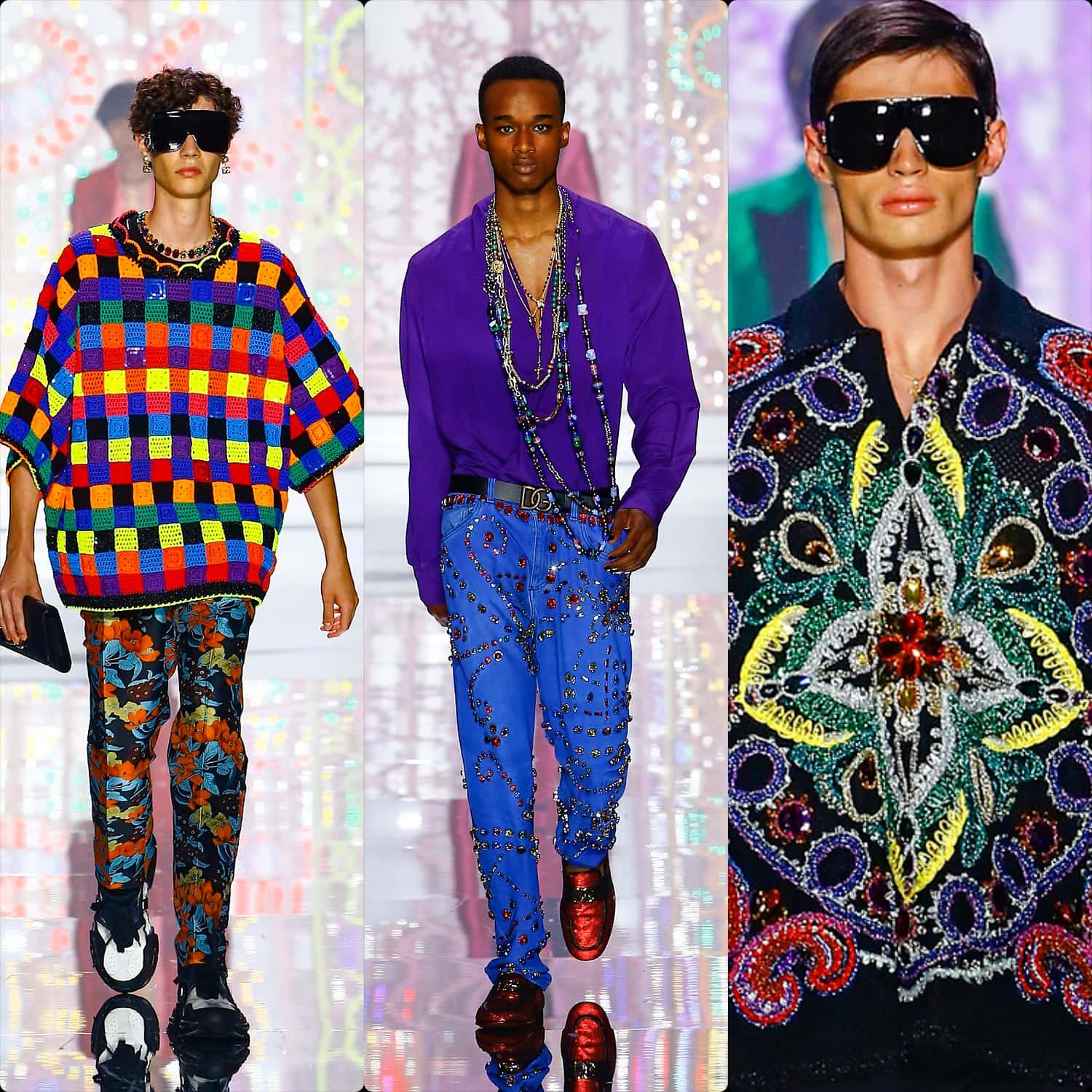 Dolce Gabbana Uomo Primavera Estate 2022 Light Therapy by RUNWAY MAGAZINE