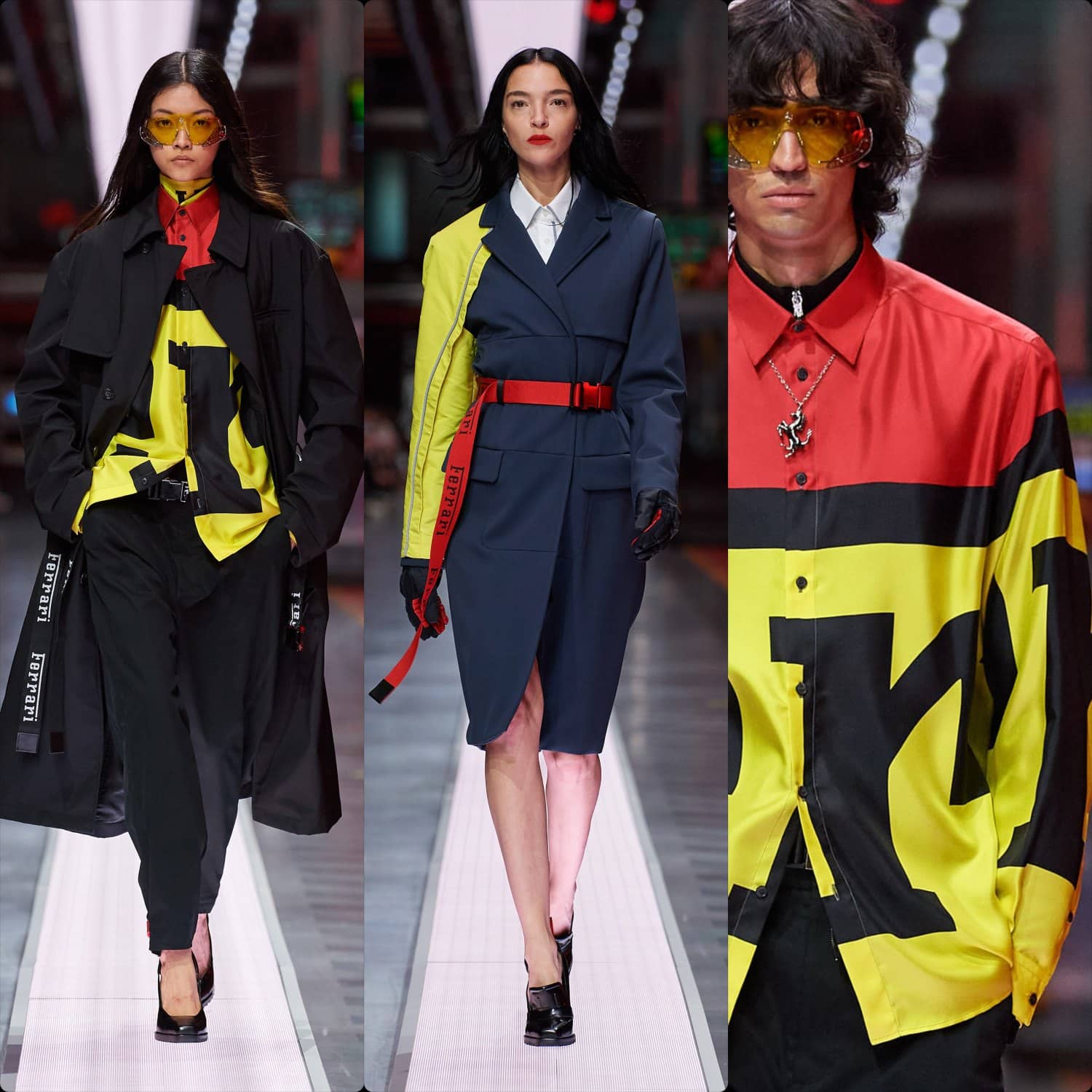 Ferrari First Fashion Show Primavera Verano 2022 por RUNWAY REVISTA