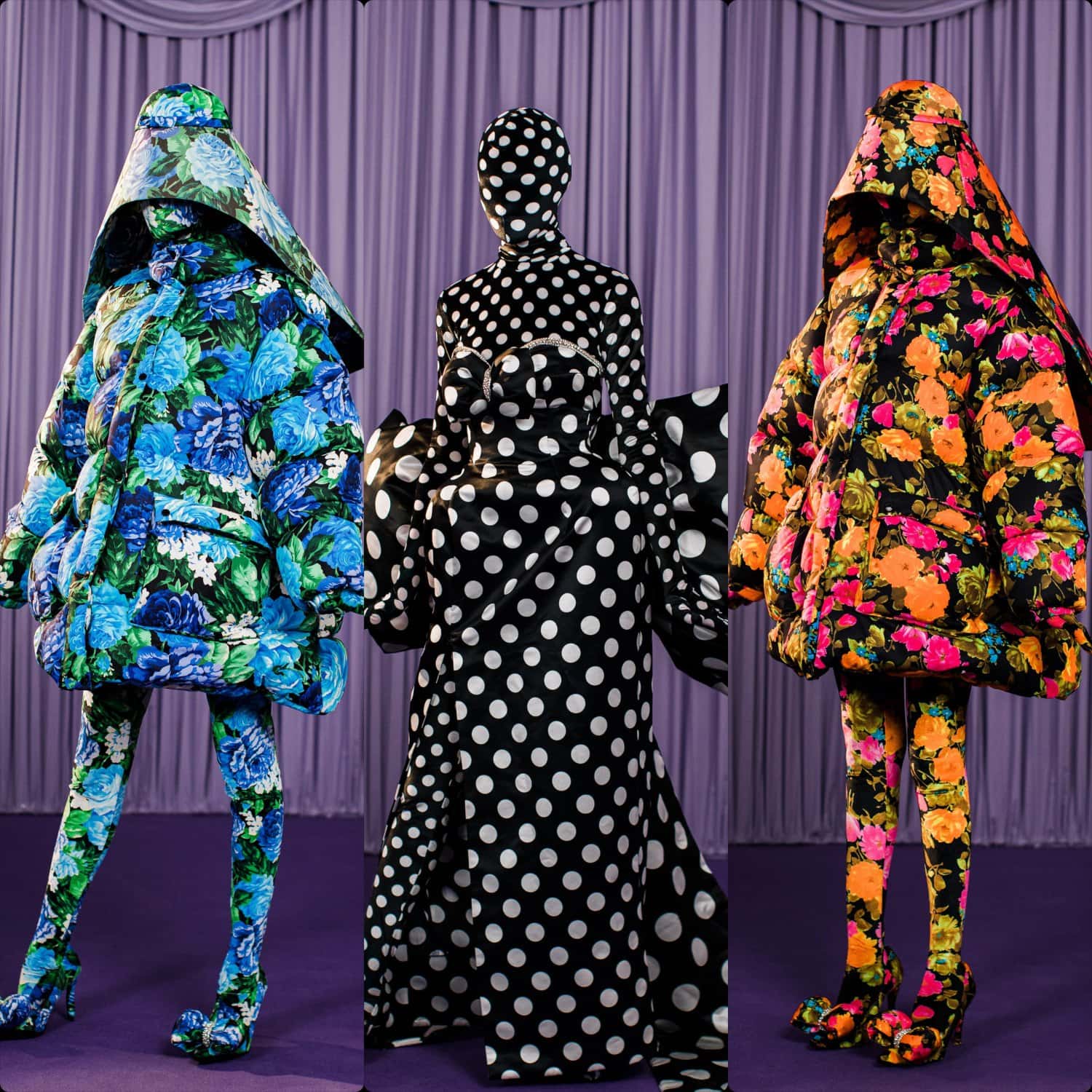 Richard Quinn Automne Hiver 2021-2022 par RUNWAY MAGAZINE